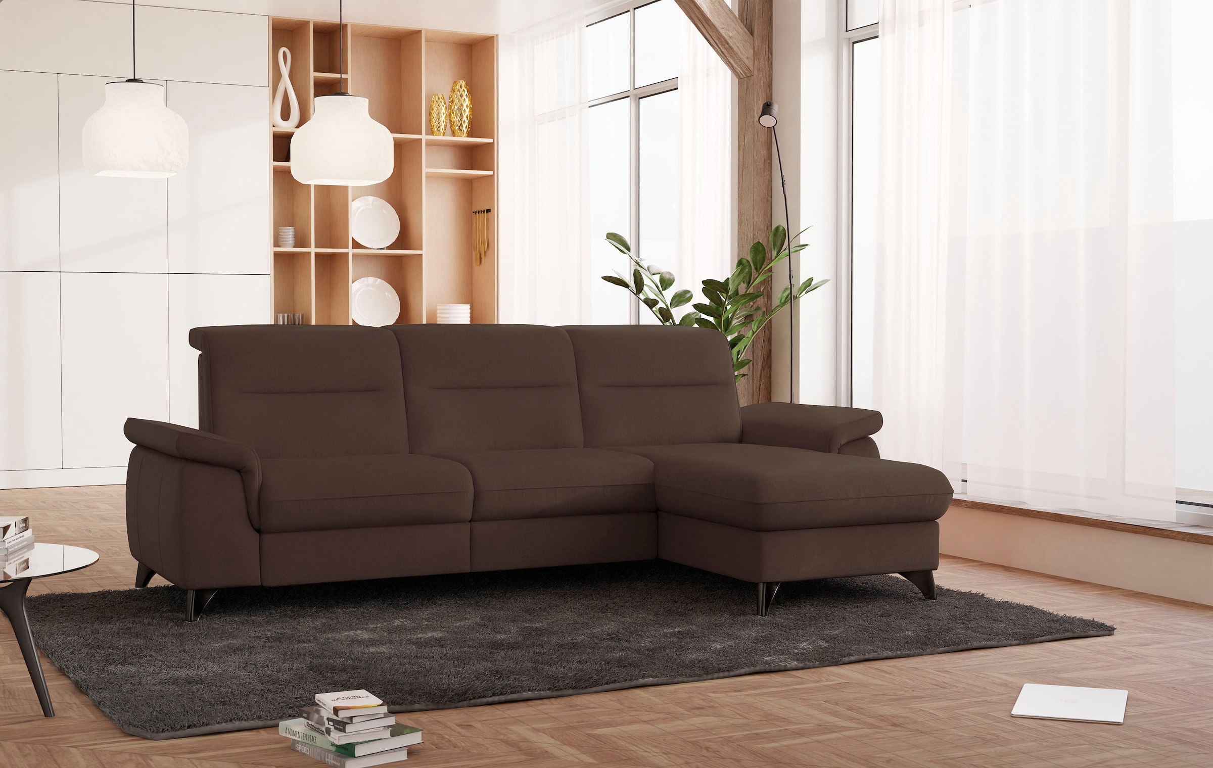 sit&more Ecksofa »Astoria L-Form«, wahlweise mit motorischer Relaxfunktion günstig online kaufen