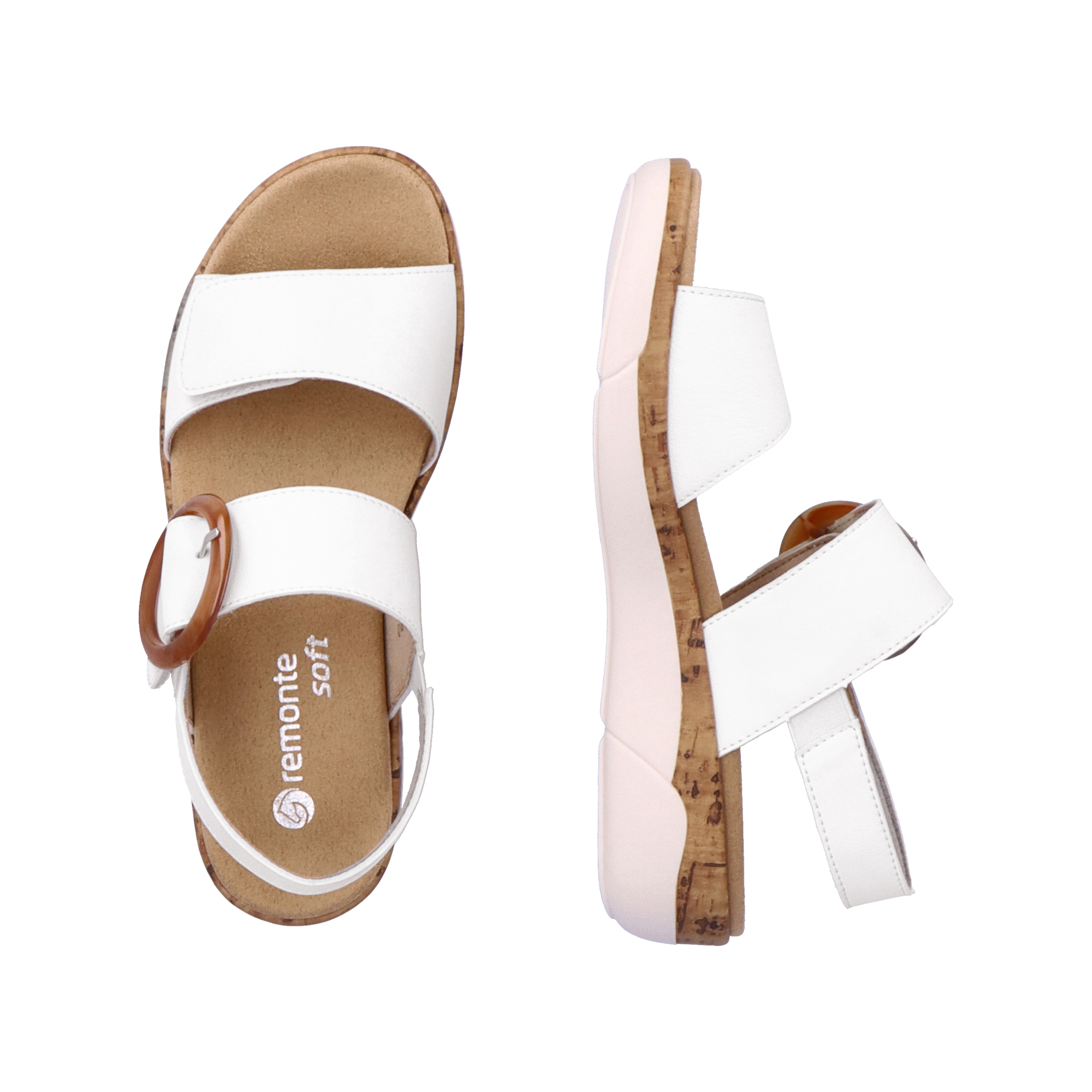 Remonte Keilsandalette  Sommerschuh, Riemchensandale, praktische Klettverschlüsse
