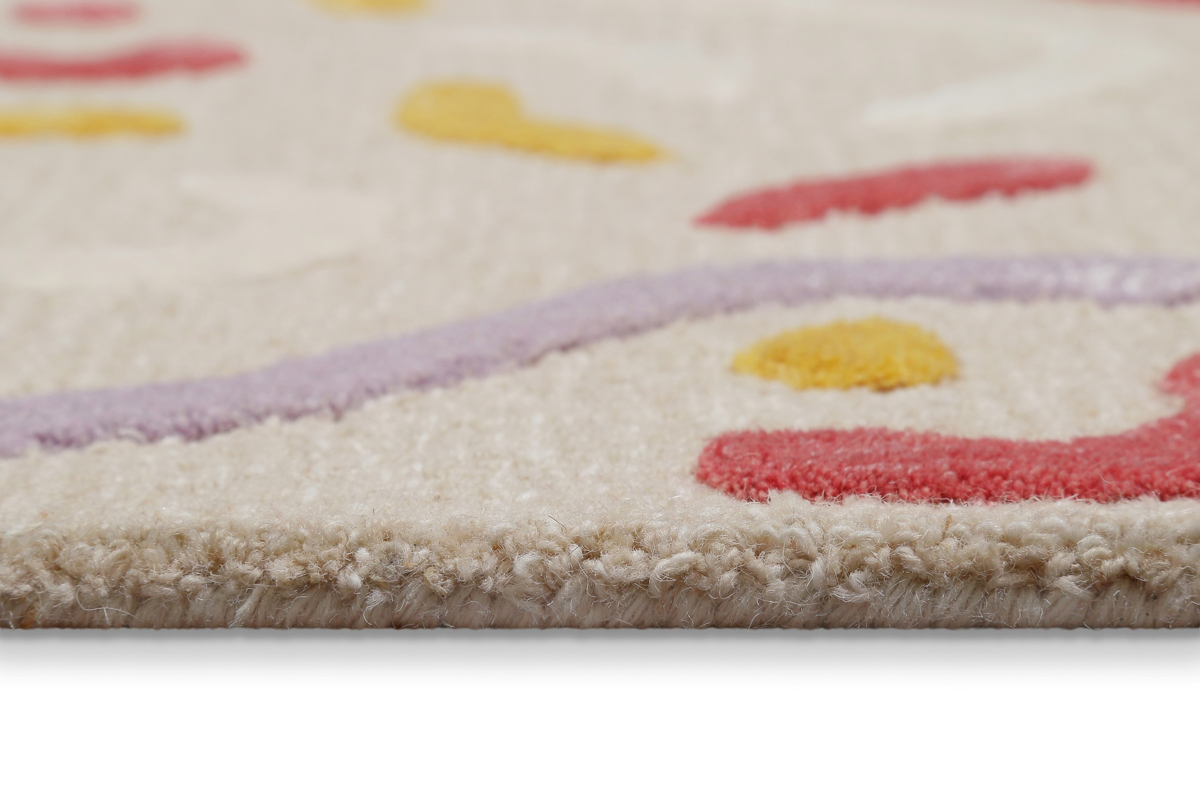 SMART KIDS Kinderteppich »Confetti 2.0« rechteckig 16 mm Höhe Kinder- & Spielteppich, Hoch-Tief-Effekt, Schurwolle, Kinderzimmer