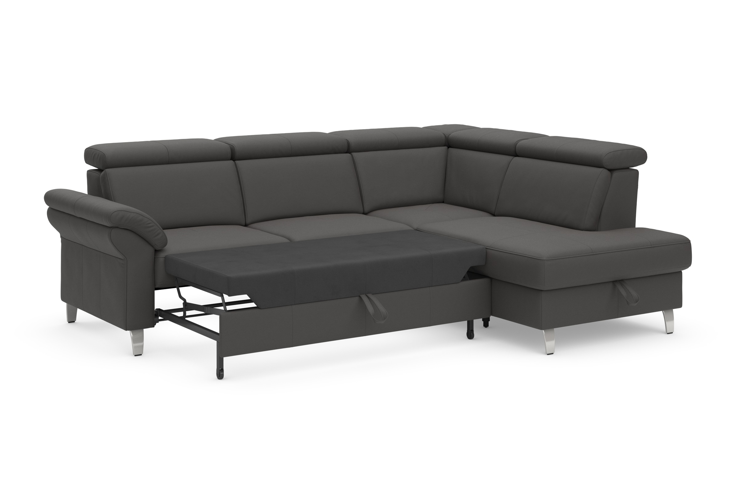 sit&more Ecksofa, inklusive Kopfteilverstellung, wahlweise mit Bettfunktion und Bettkasten