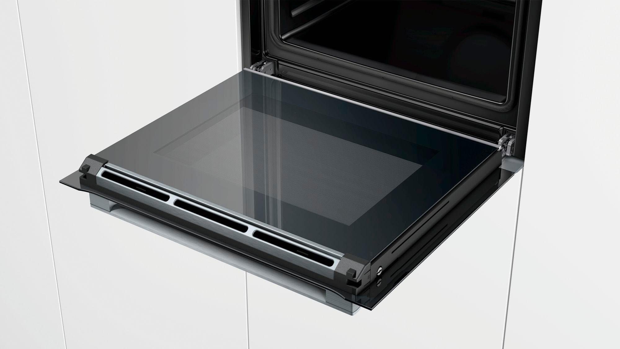 9. Bild von BOSCH Einbaubackofen »HBG632TS1«, 8, HBG632TS1, mit 3-fach-Teleskopauszug