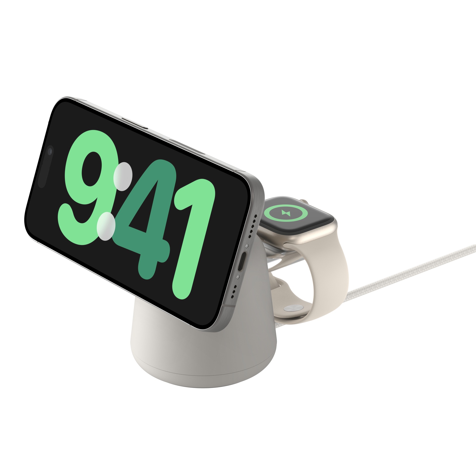 Belkin Wireless Charger »BOOST CHARGE PRO 2in1 Ladedock mit MagSafe 15W«