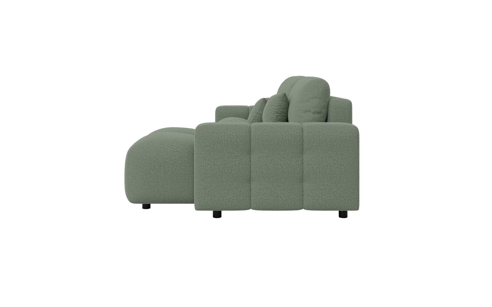 INOSIGN Ecksofa »FELICI, Schlafsofa 233cm, L-Form mit Recamiere beidseitig montierbar«, Designsofa mit Bettfunktion und Bettkasten, Maße B/T/H: 233/142/88 cm