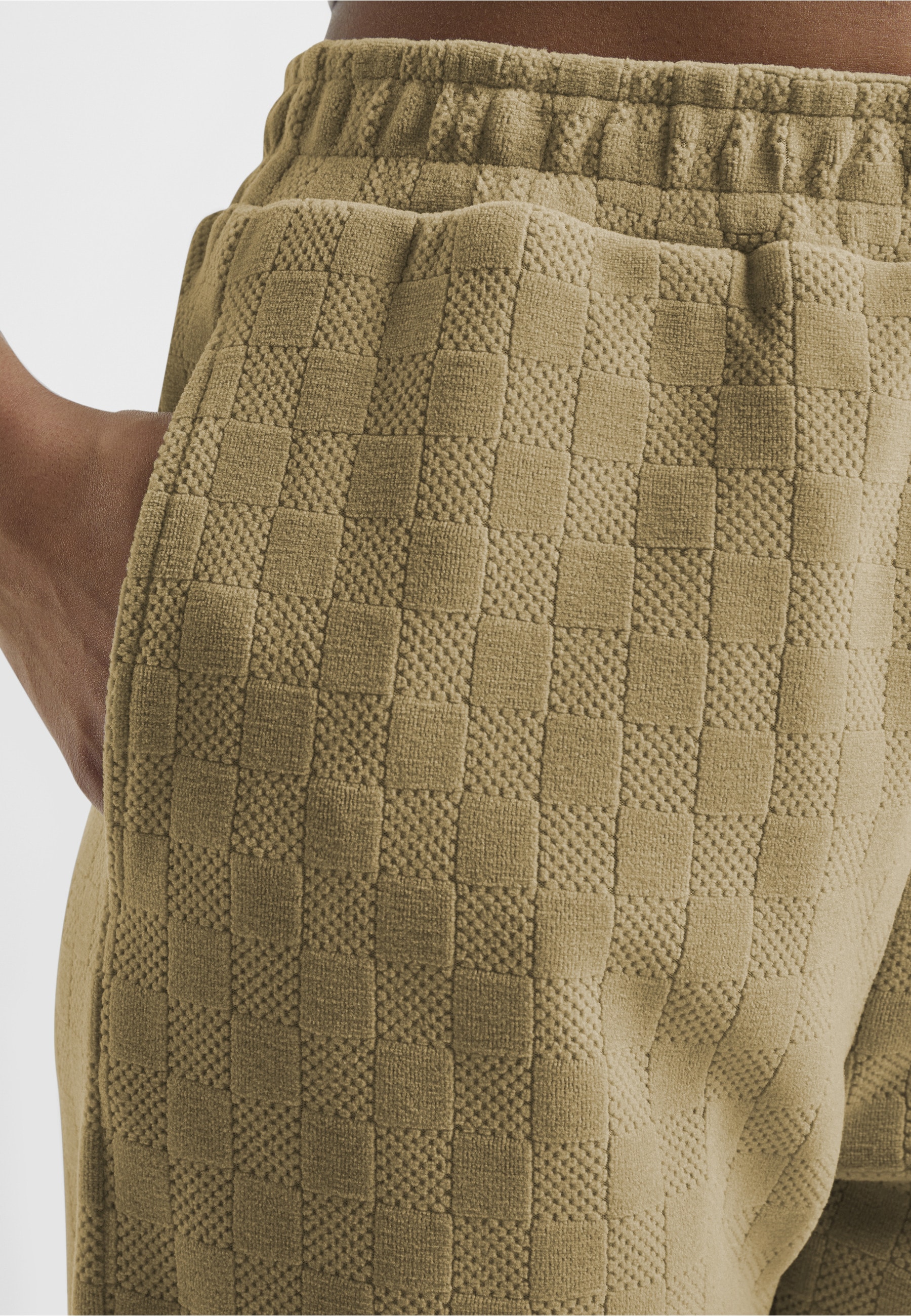 URBAN CLASSICS Jogginghose »Urban Classics Ladies Jacquard Velvet Sweatpants«