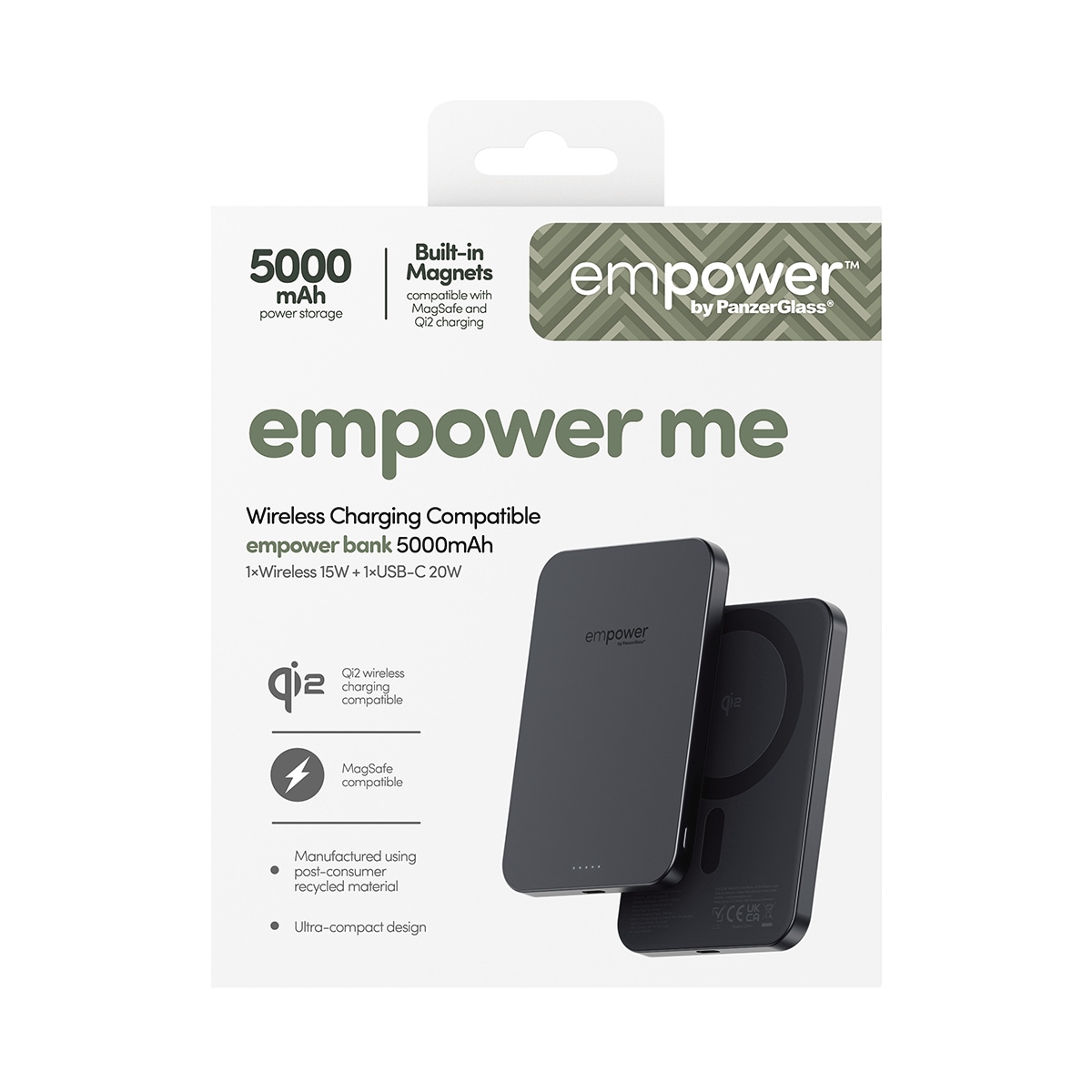 empower by PanzerGlass Powerbank »empower Bank 5000 mAh« empower Bank 5000mAh Space Black