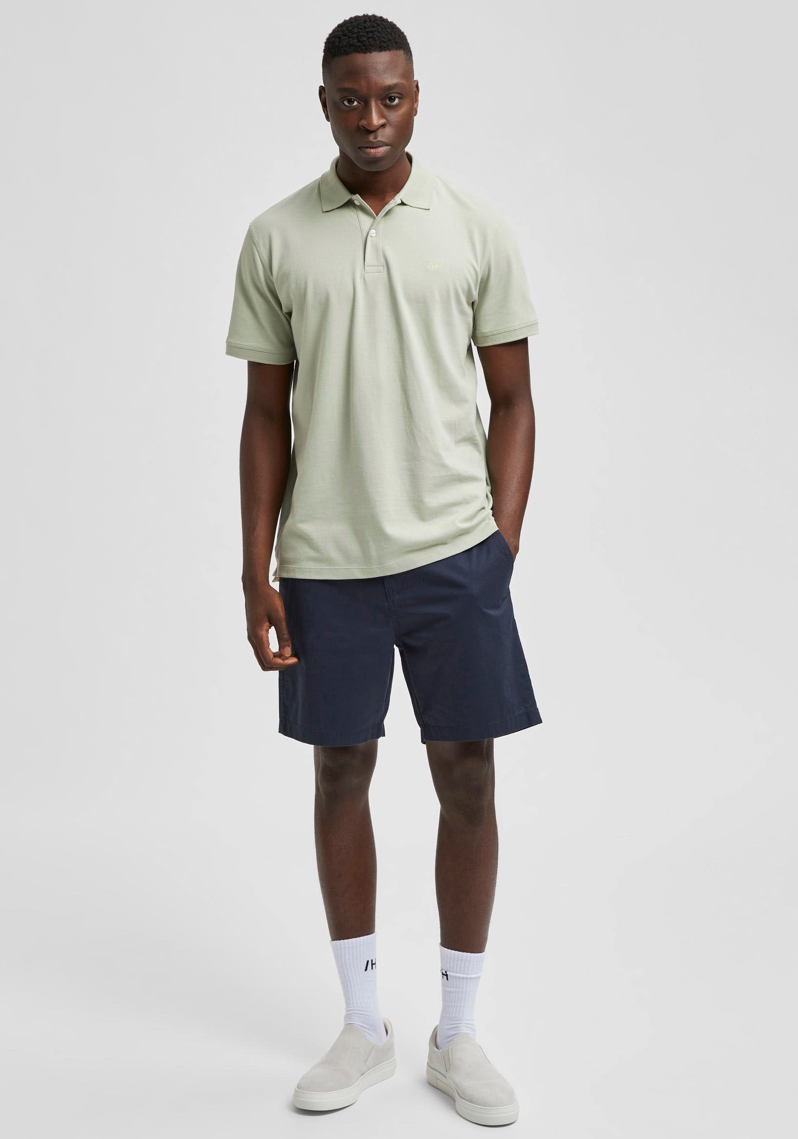 4. Bild von SELECTED HOMME Chinoshorts »SLHCOMFORT-HOMME FLEX SHORTS W NOOS«, unifarben