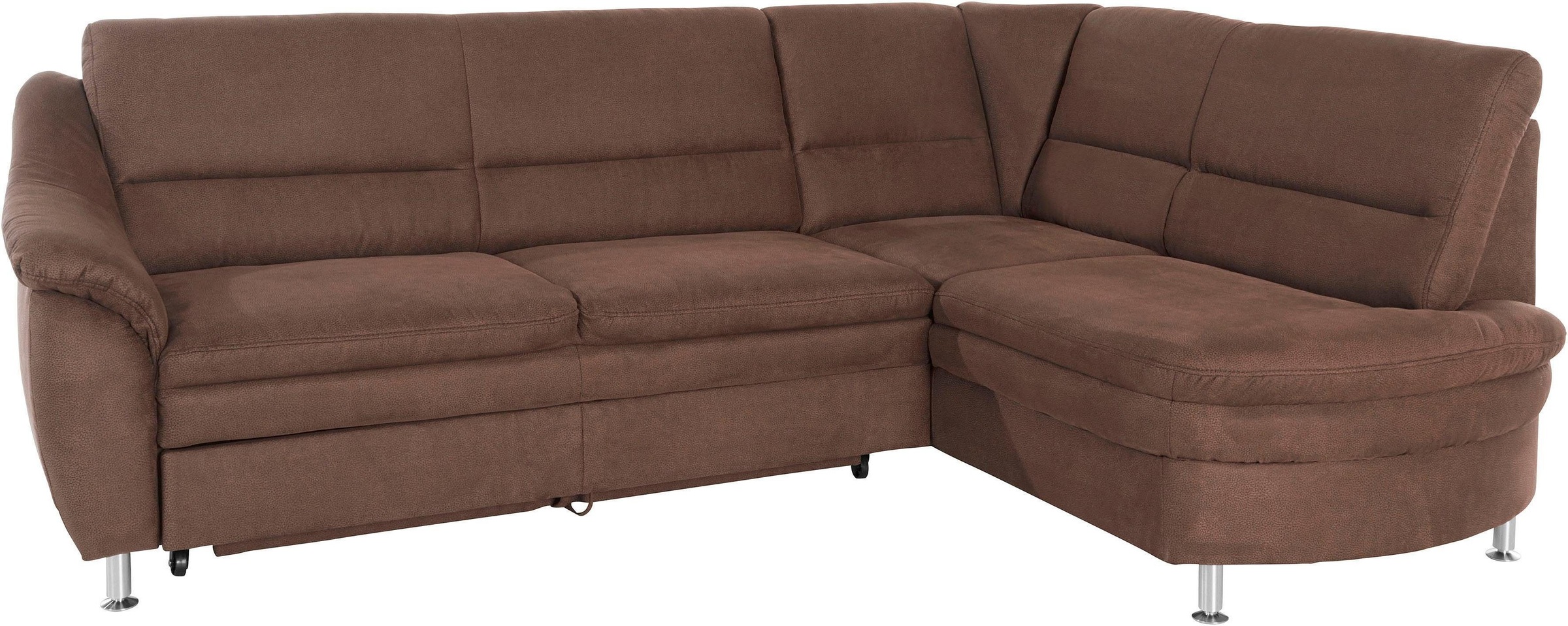 Places of Style Ecksofa »Cardoso L-Form«, Federkern, wahlweise mit Bett, Sc günstig online kaufen