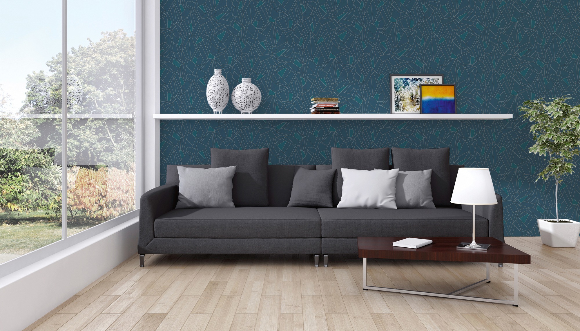 A.S. Création Vliestapete »New Life«, 3D-Optik-geometrisch-grafisch, Tapete Geometrisch Tapeten Wohnzimmer Schlafzimmer Küche Design Optik