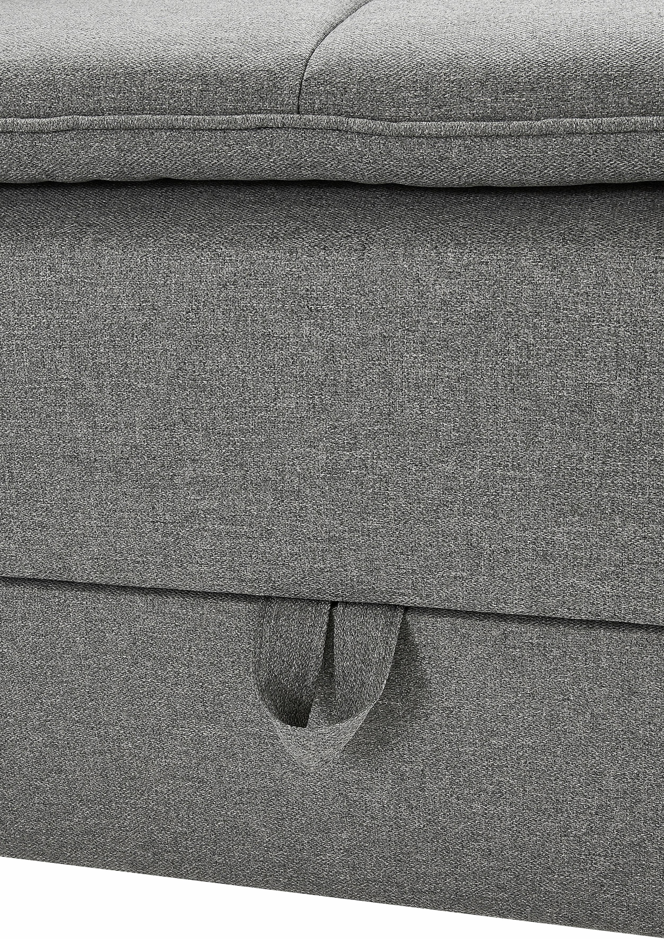 INOSIGN Ecksofa »Night & Day L-Form mit Dauer-Schlaffunktion mit Armlehne«, mit Boxspring-Bettfunktion 180x200 cm und Bettkasten, Dauerschläfer!