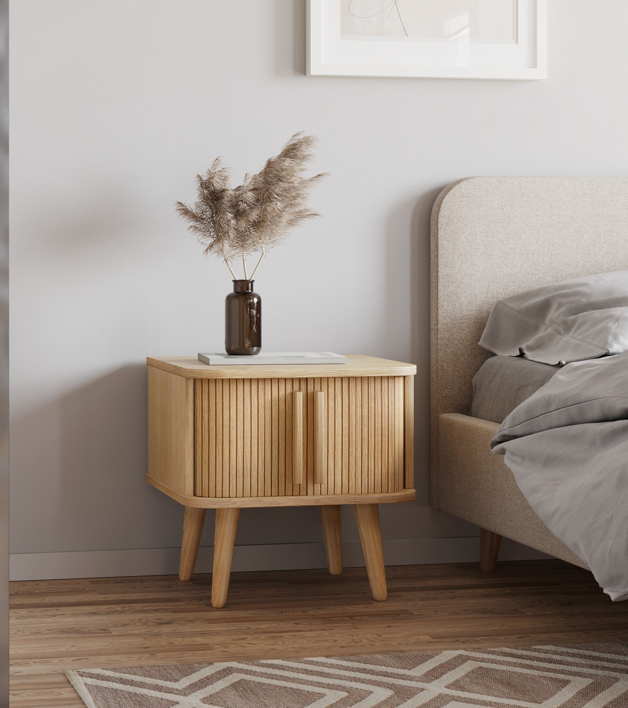 Woodman Beistelltisch »Rove« besonderes Design, teilmassiv, Breite 49,5 cm, günstig online kaufen