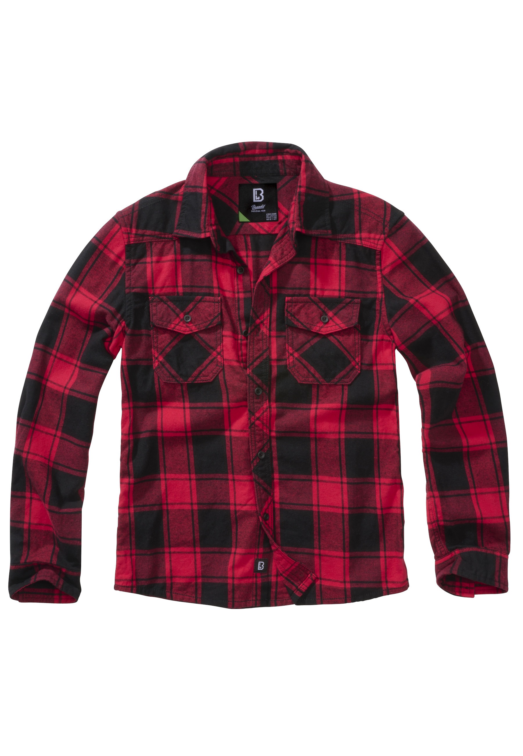 Brandit Kurzarmshirt »Brandit Unisex Checkshirt Kids« 1 Stk.
