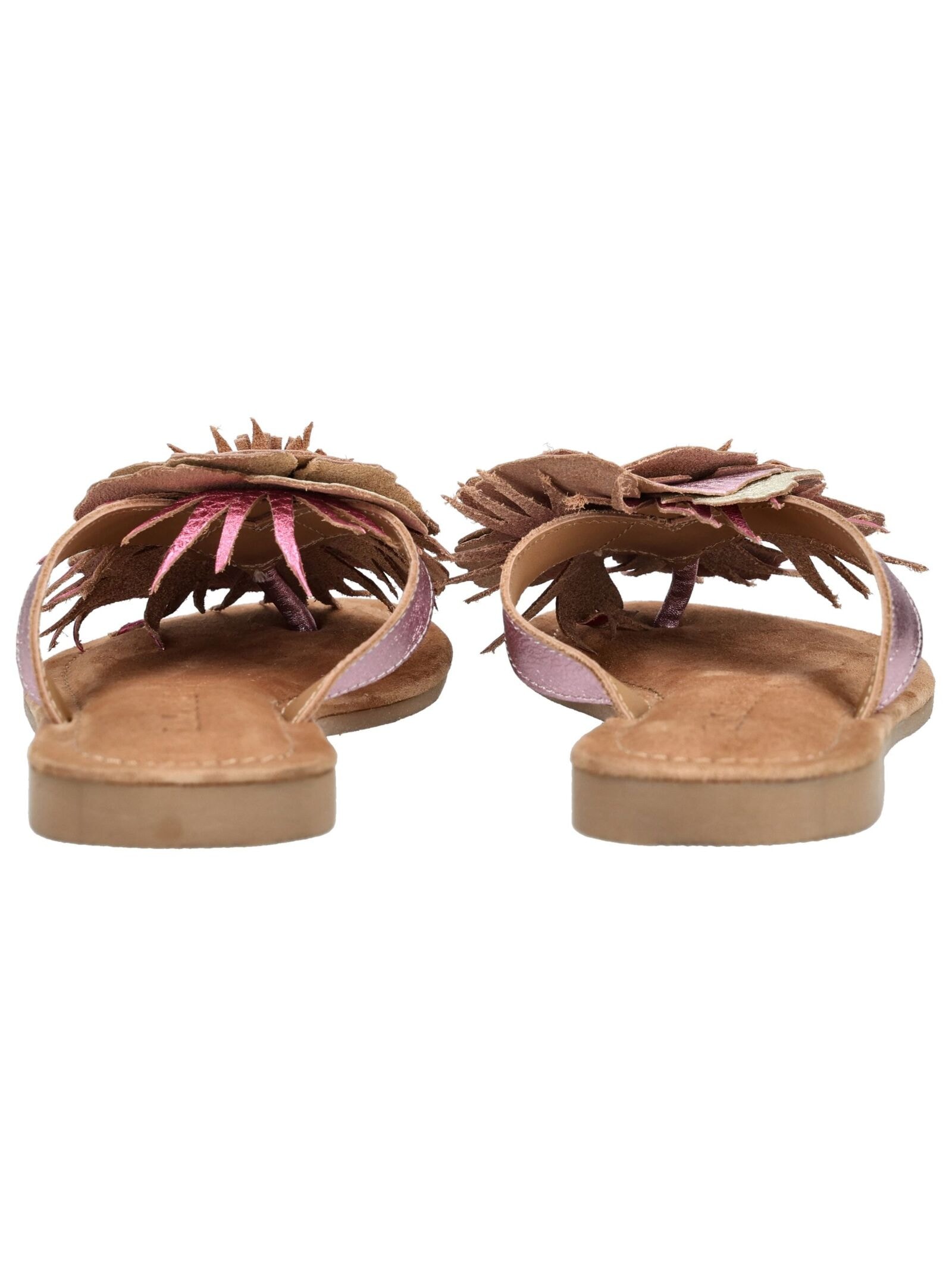 Lazamani Zehentrenner »Lazamani Pantoletten Leder/Textil«