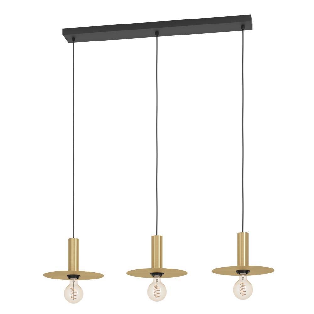 EGLO Hängeleuchte »ESCANDELL«, 3 flammig, Leuchtmittel E27 | ohne Leuchtmittel, Pendelleuchte, Esszimmerlampe, Hängeleuchte, E27 Fassung, 95 cm