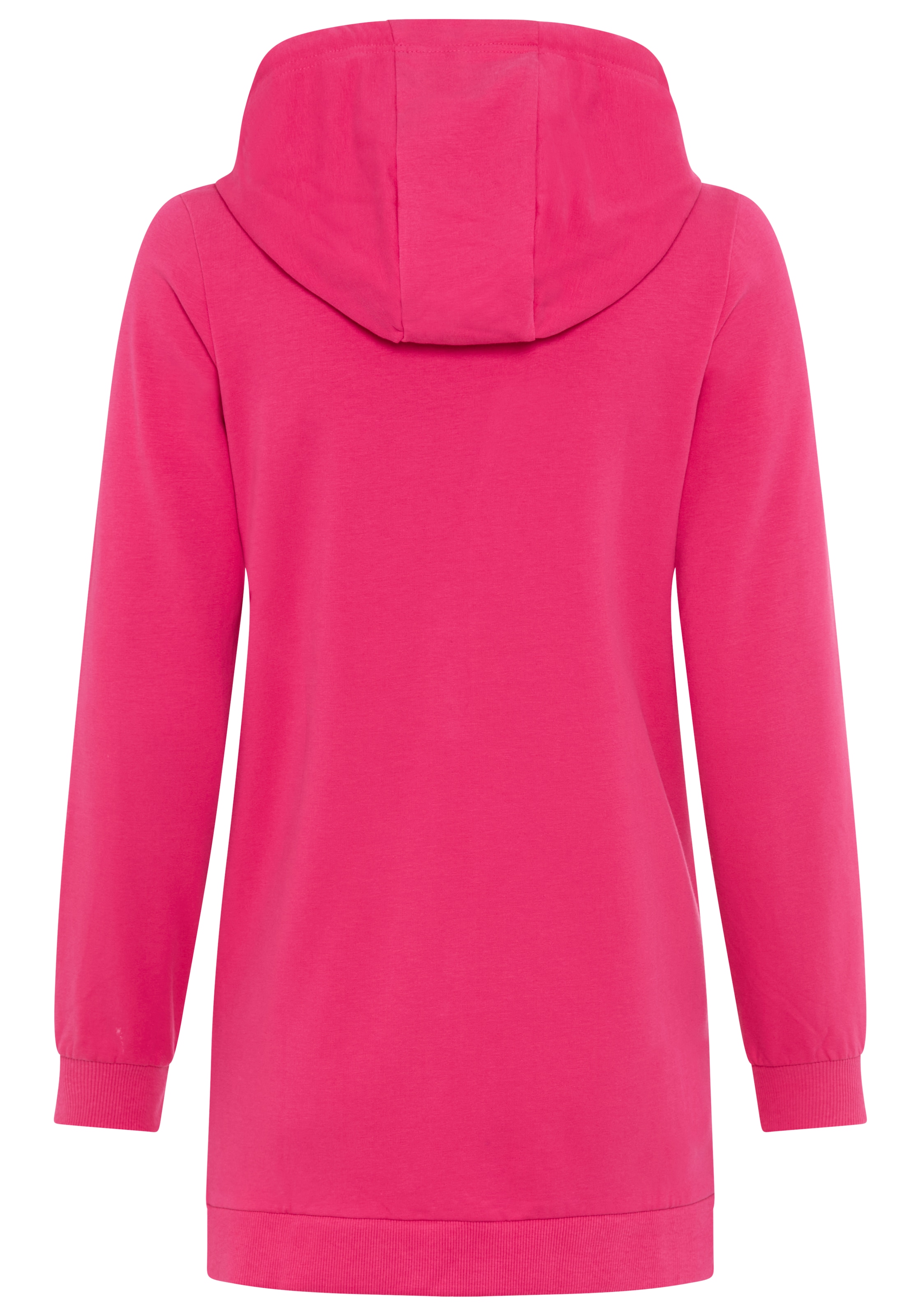 Flashlights Sweatjacke in langer Form mit Zipper