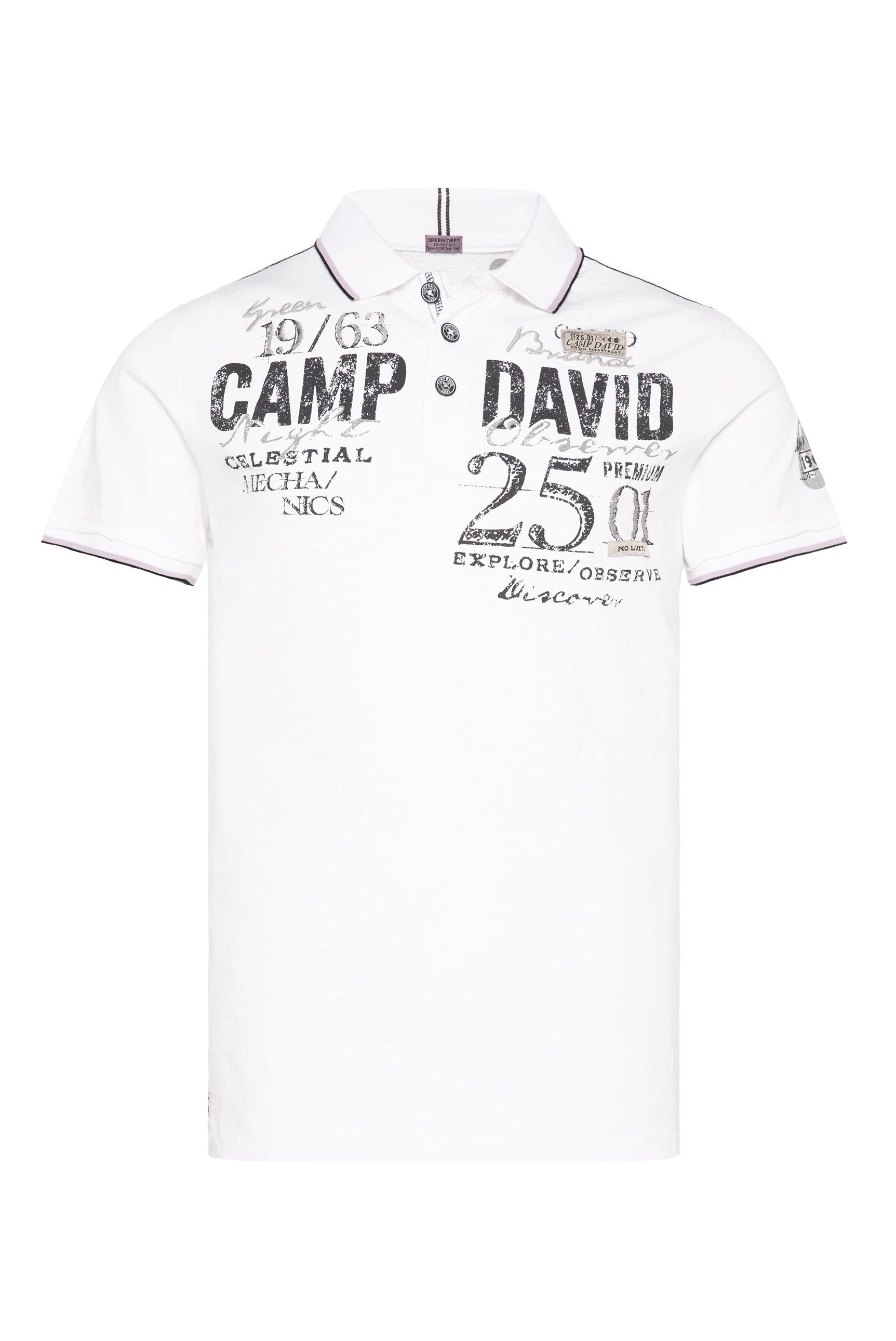 CAMP DAVID Poloshirt, aus Bio-Baumwolle bestellen