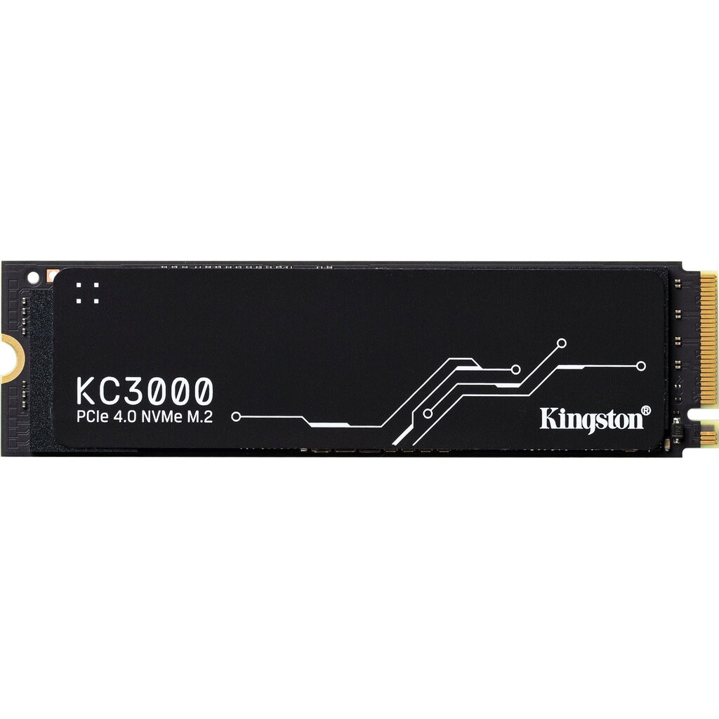 Kingston interne SSD »KC3000 PCIe 4.0 NVMe M.2«, Anschluss PCI Express 4.0