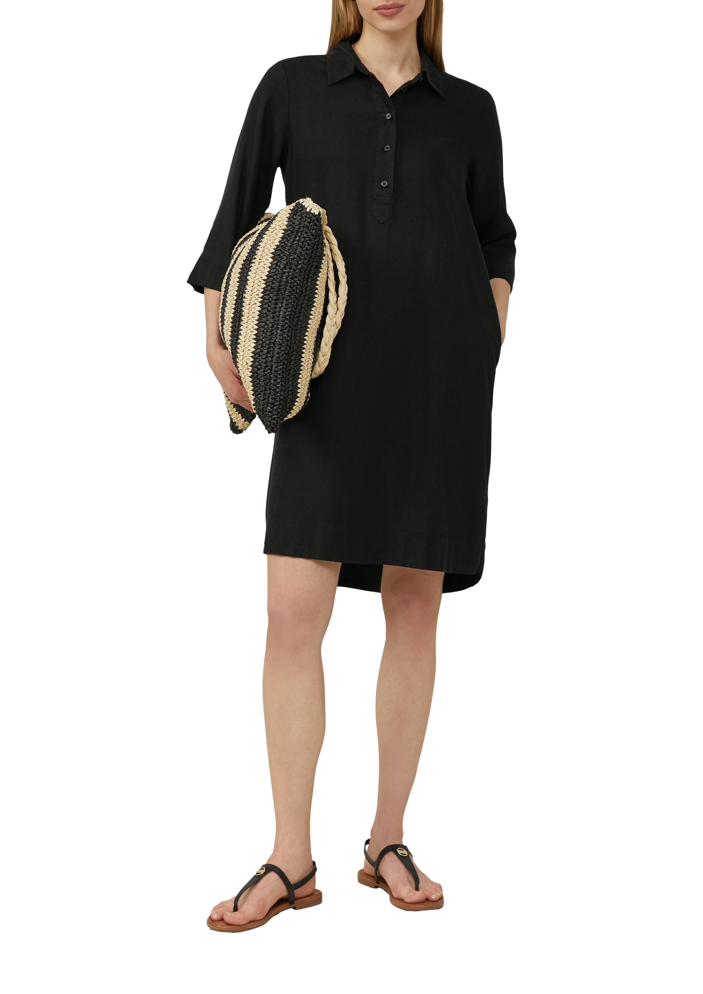 s.Oliver Blusenkleid, mit Knopfleiste
