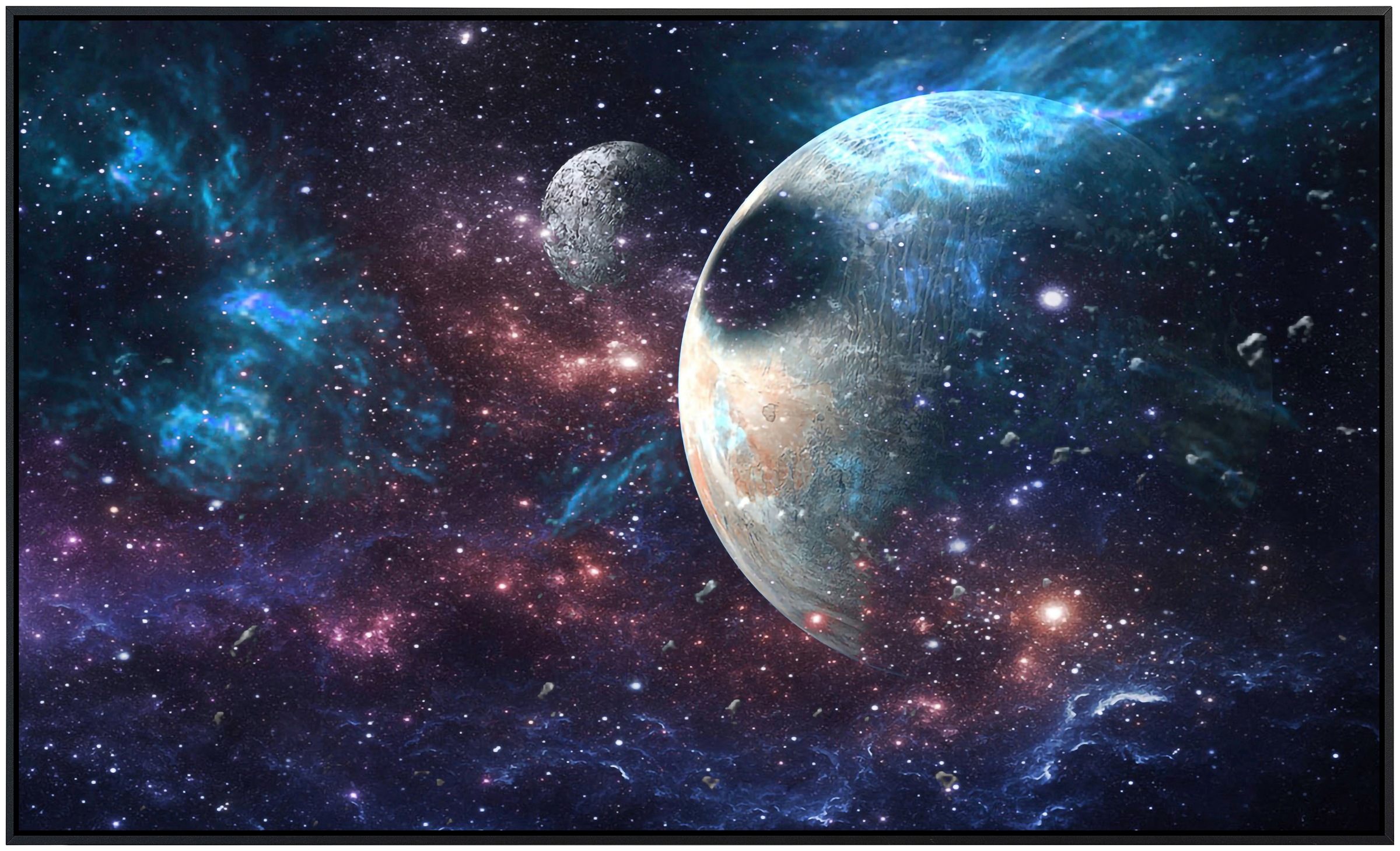 Papermoon Infrarotheizung »Universum mit Planeten«, sehr angenehme Strahlungswärme