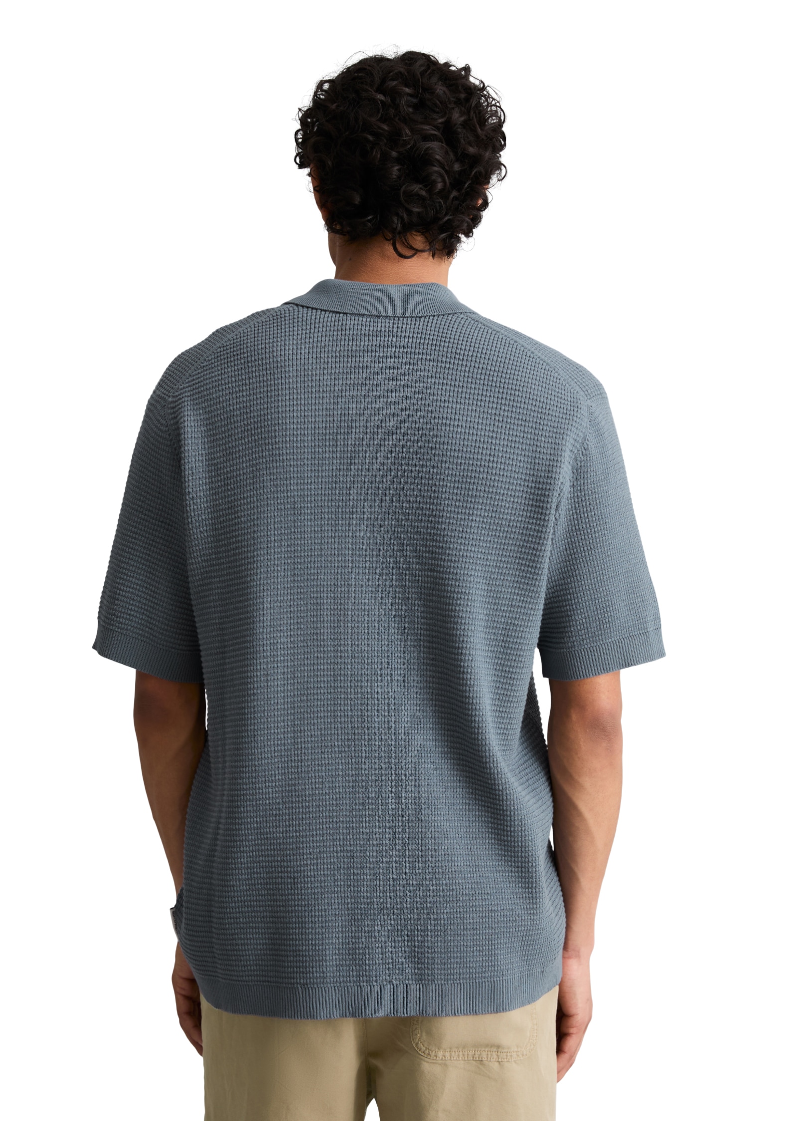 Marc O'Polo DENIM Poloshirt mit Waffelstruktur, regular fit