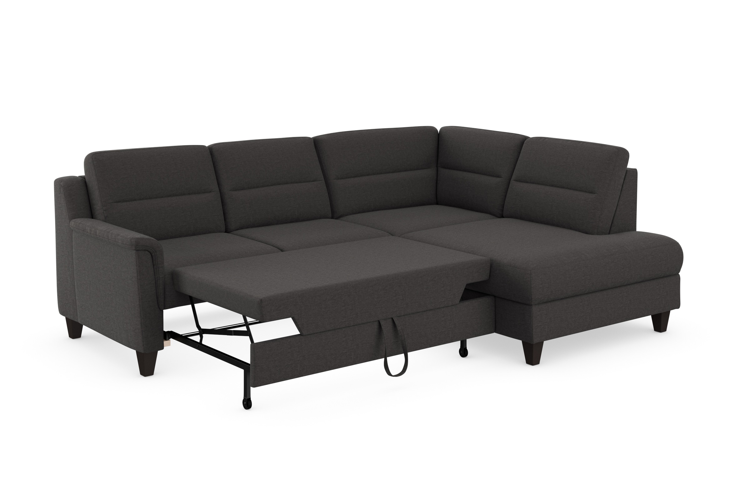 sit&more Ecksofa »Farö L-Form«, inklusive Federkern, wahlweise mit Bettfunktion und Bettkasten