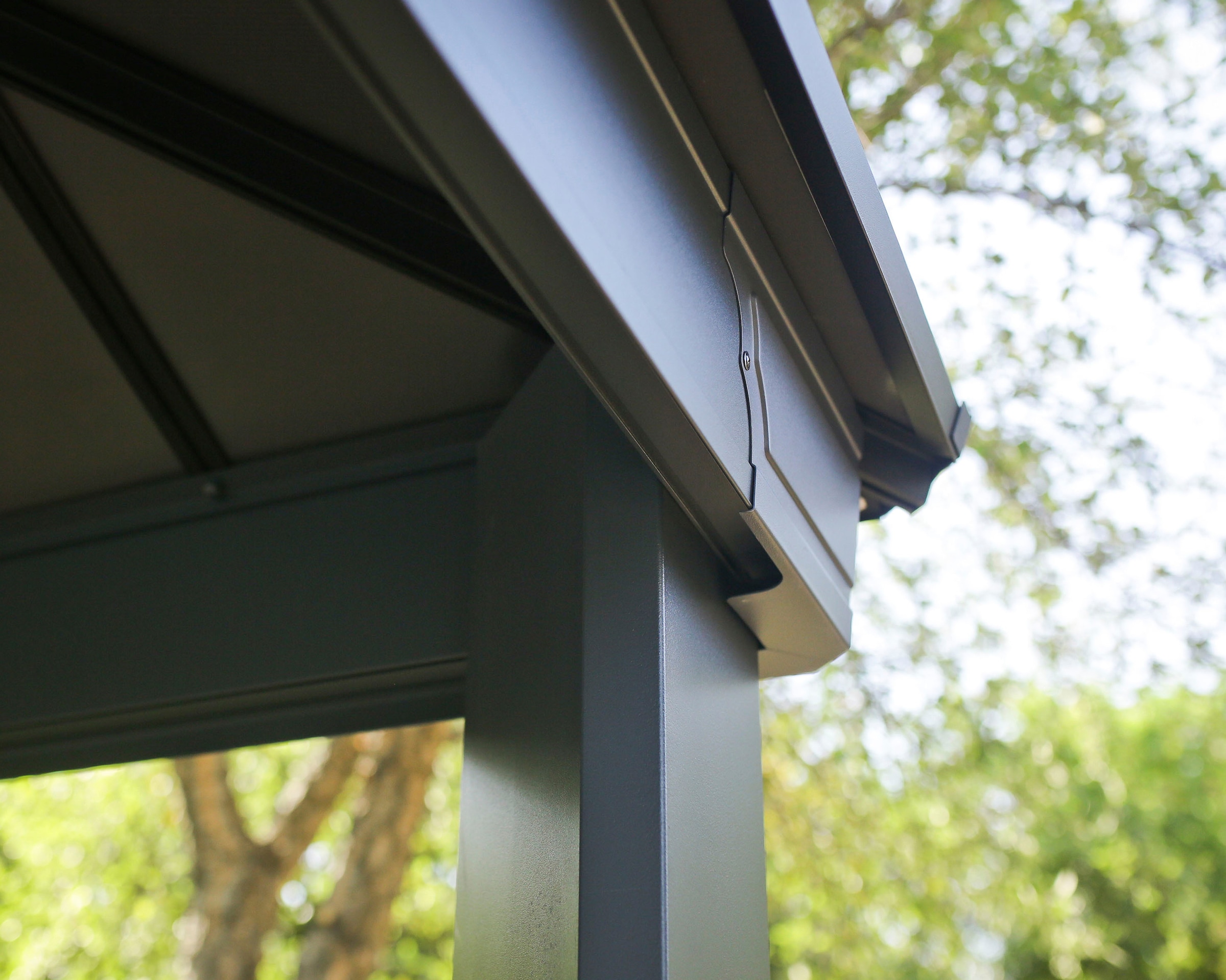 Palram - Canopia Pavillon »Dallas«, 425 x 425,5cm, Anthrazit
