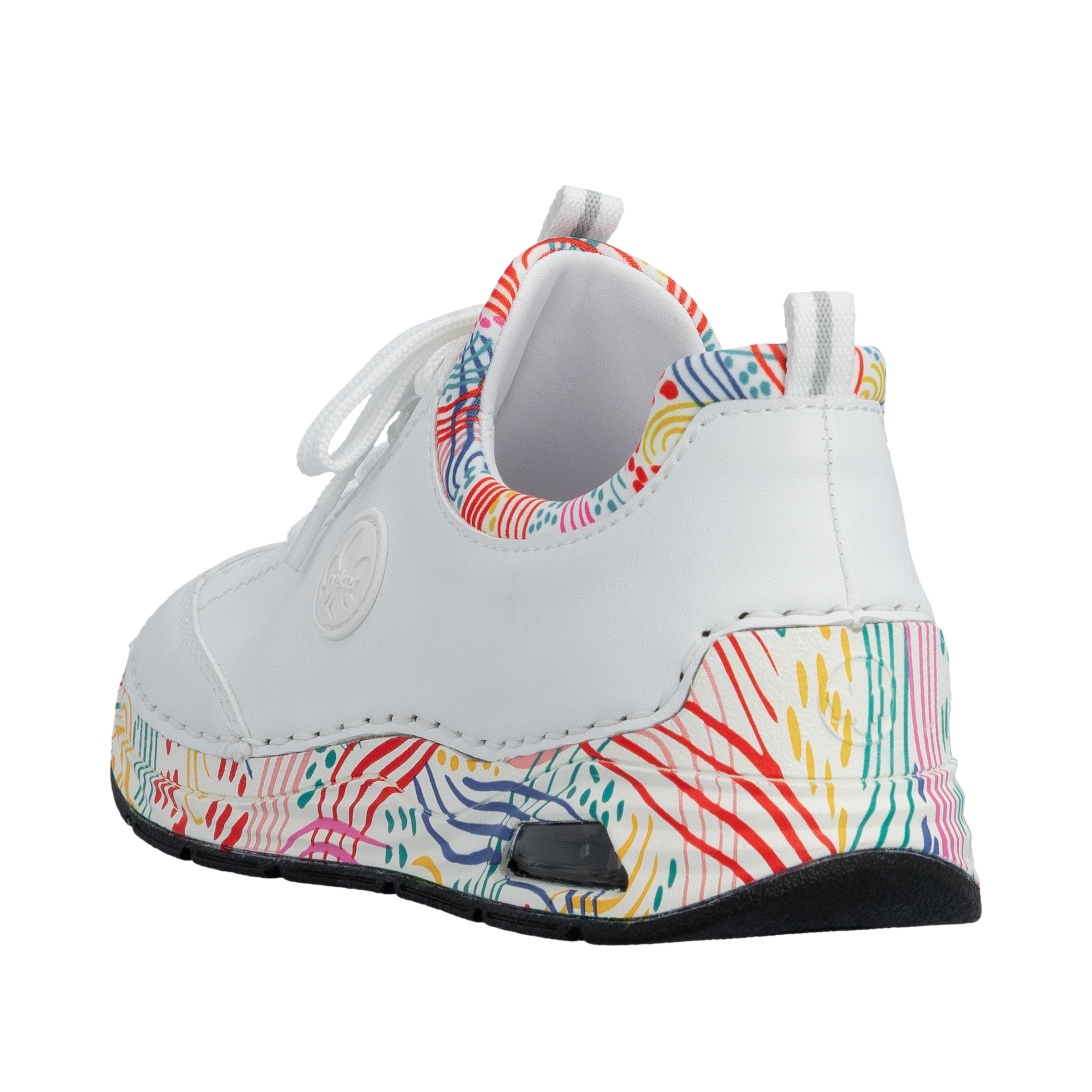 Rieker Slip-On Sneaker  Schlupfschuh, Freizeitsneaker, Halbschuh mit elastischem Einstieg