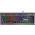 Hyrican Gaming-Tastatur »Striker ST-MK91 (Red Switches, mechanisch, Anti-Ghosting, Funktionstasten, Multimedia-Tasten, Lautstärkeregler, RGB)«, (Multimedia-Tasten-Lautstärkeregler-Funktionstasten-Fn-Tasten)