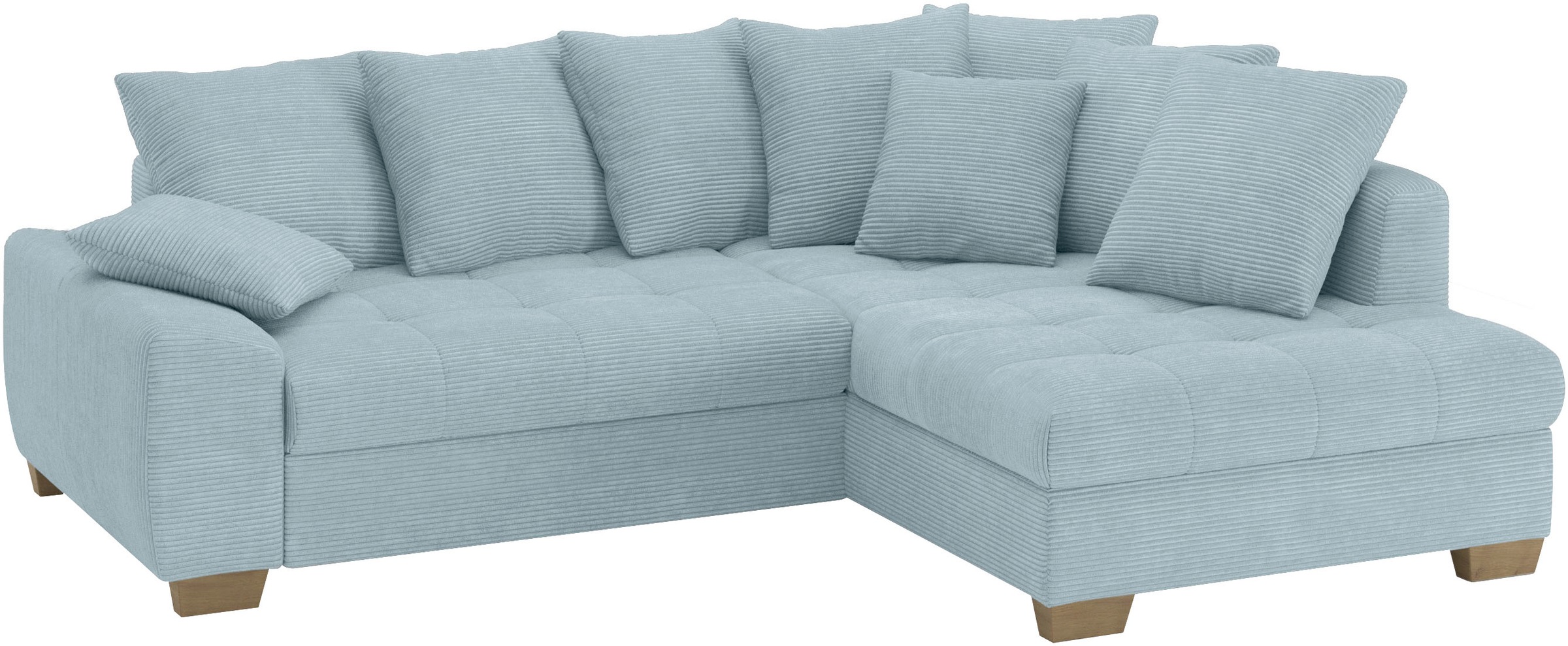 Mr. Couch Ecksofa »Nikita II, L-Form«, Wahlweise mit Bettfunktion, Bettkast günstig online kaufen
