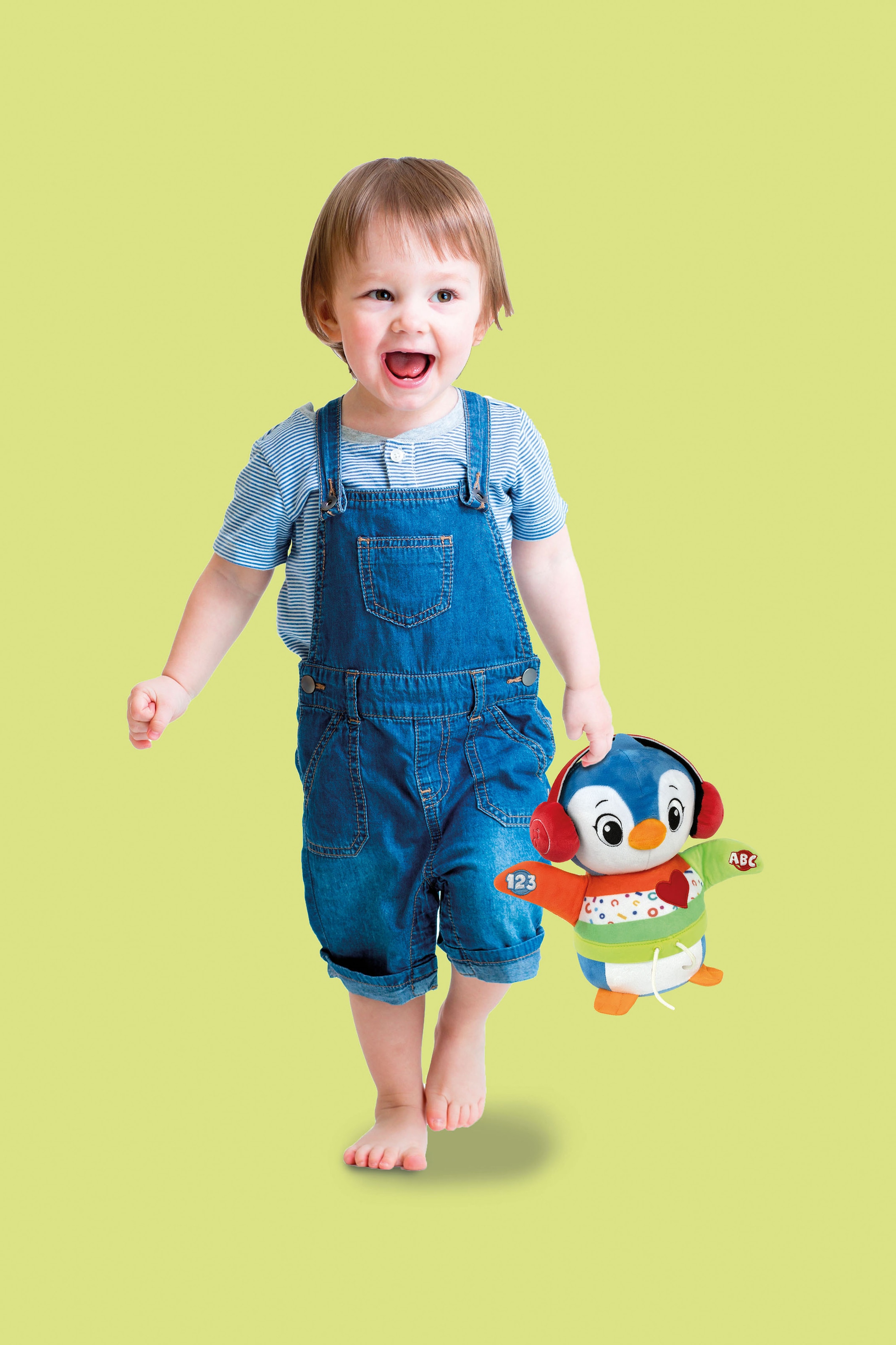 Clementoni® Kuscheltier »Baby Clementoni, Tanz-mit-mir Pinguin«, mit Licht- und Soundeffekten