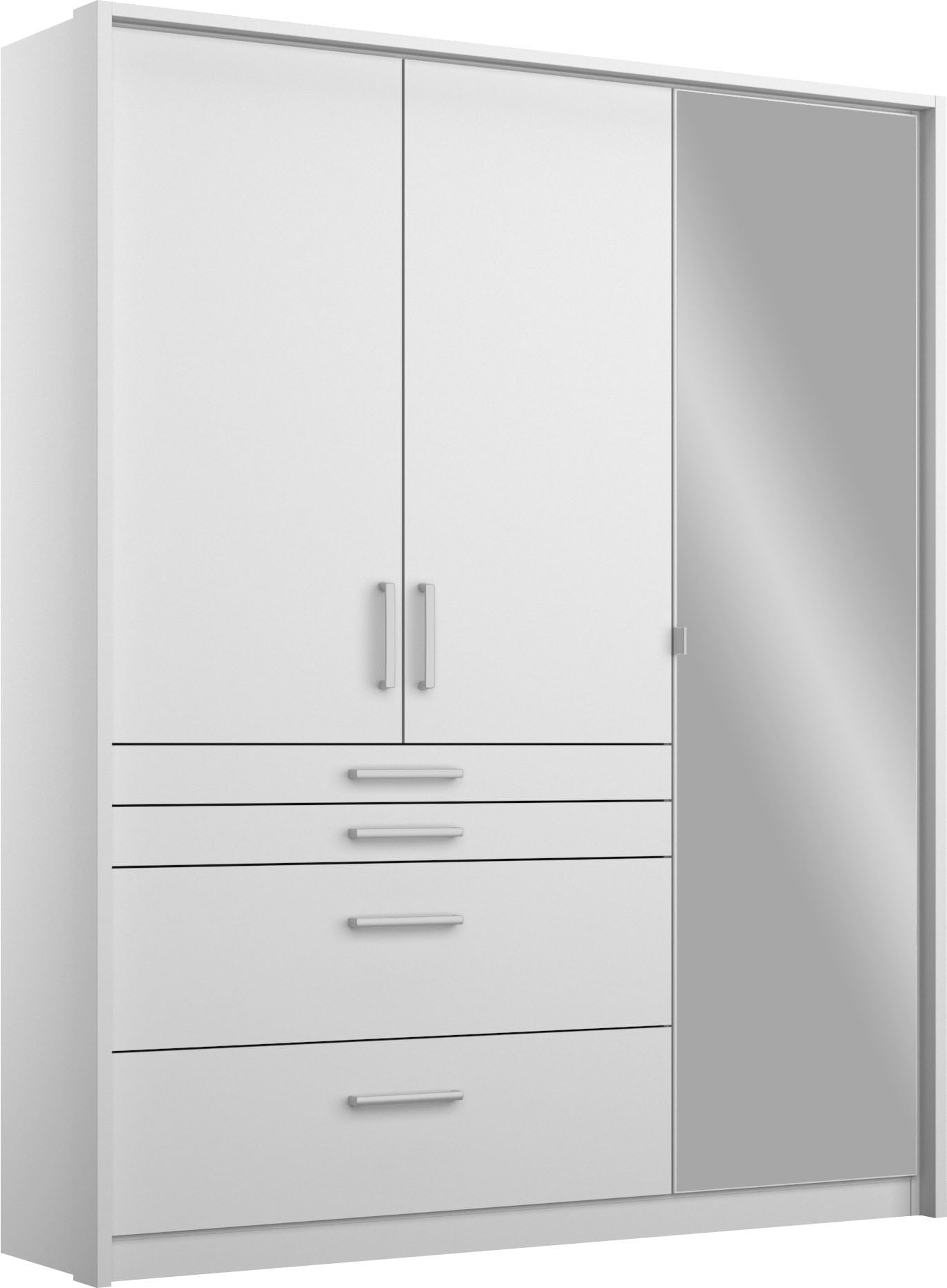 rauch Drehtürenschrank »Kleiderschrank Schrank Garderobe Garderobenschrank Topseller HOMBURG« inkl. Passepartout, oberer Schubkasten mit Einteilung MADE IN GERMANY