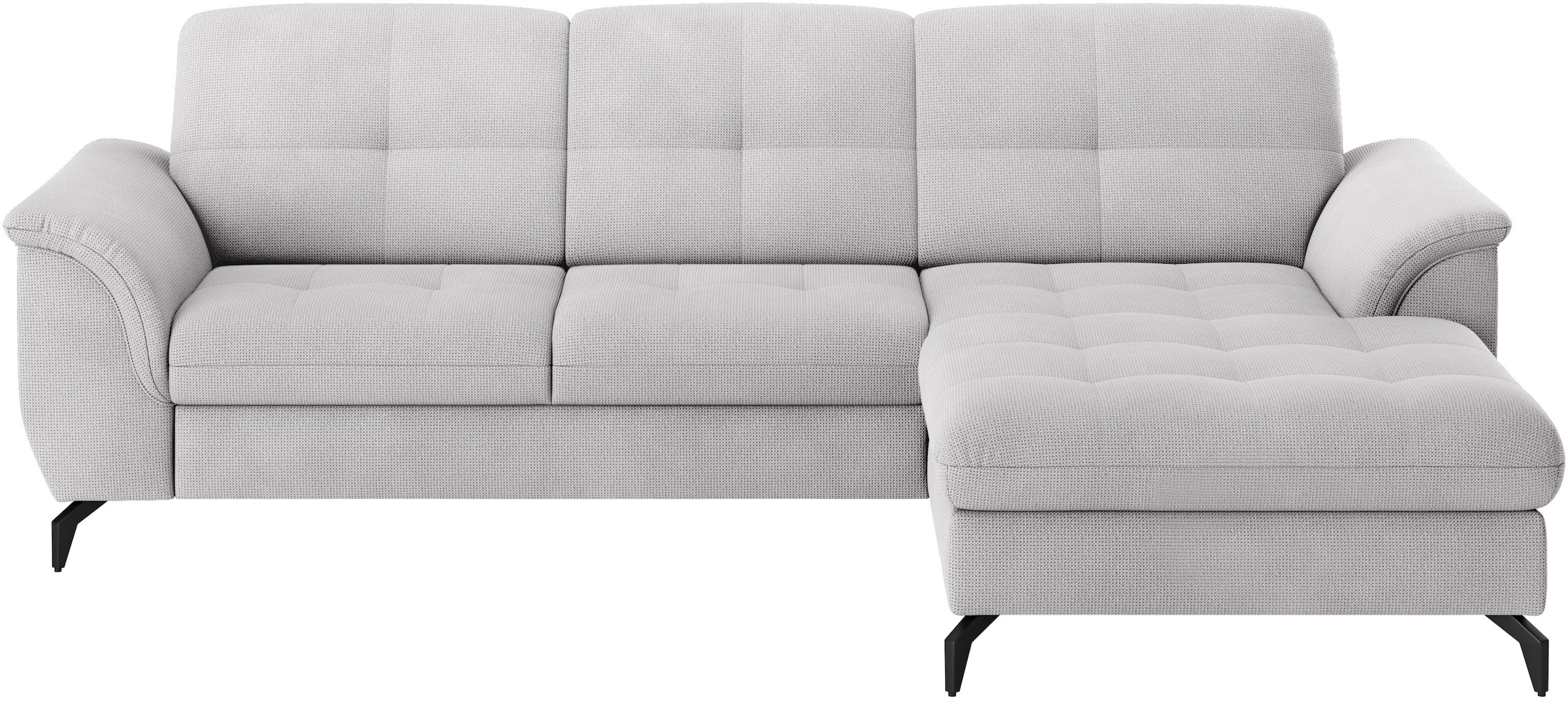 sit&more Ecksofa »Zora L-Form«, wahlweise mit Bettfunktion und Bettkasten
