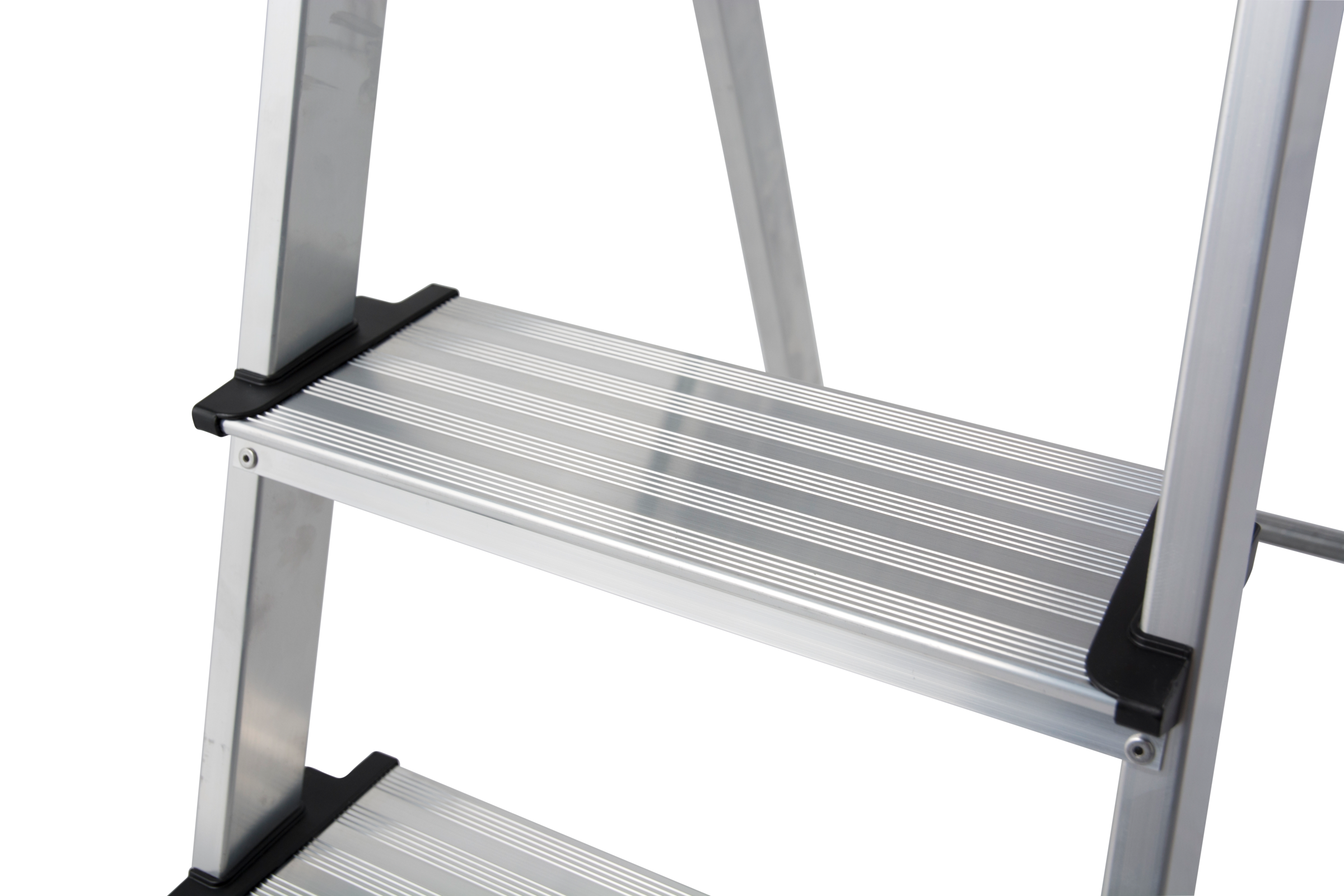 KRAUSE Stehleiter »Safety Plusline«, Aluminium, 4 Stufen, Arbeitshöhe ca. 285 cm