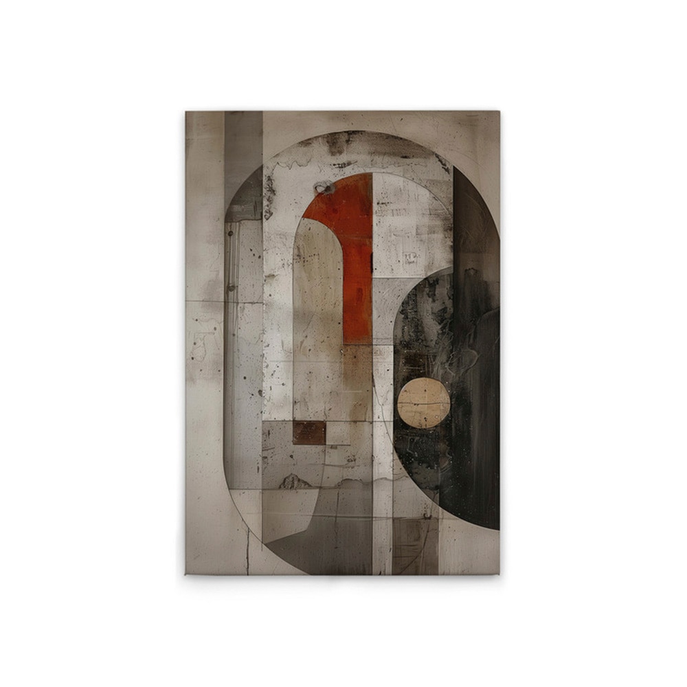 A.S. Création Leinwandbild »Abstract Geometric - Wandbild Beige Schwarz Kei günstig online kaufen