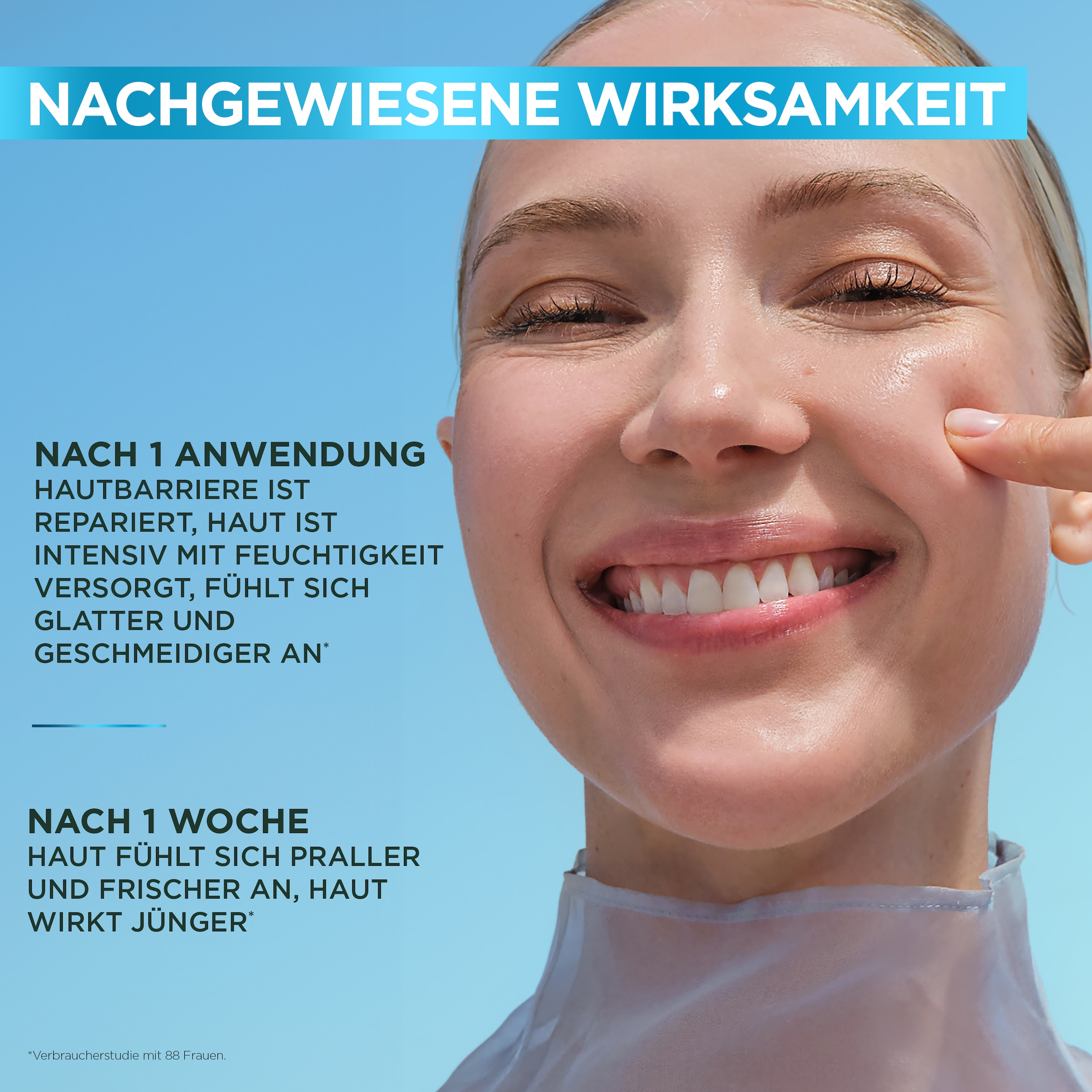 GARNIER Tuchmaske »HYALURON BARRIER REPAIR SERUM MASKE«