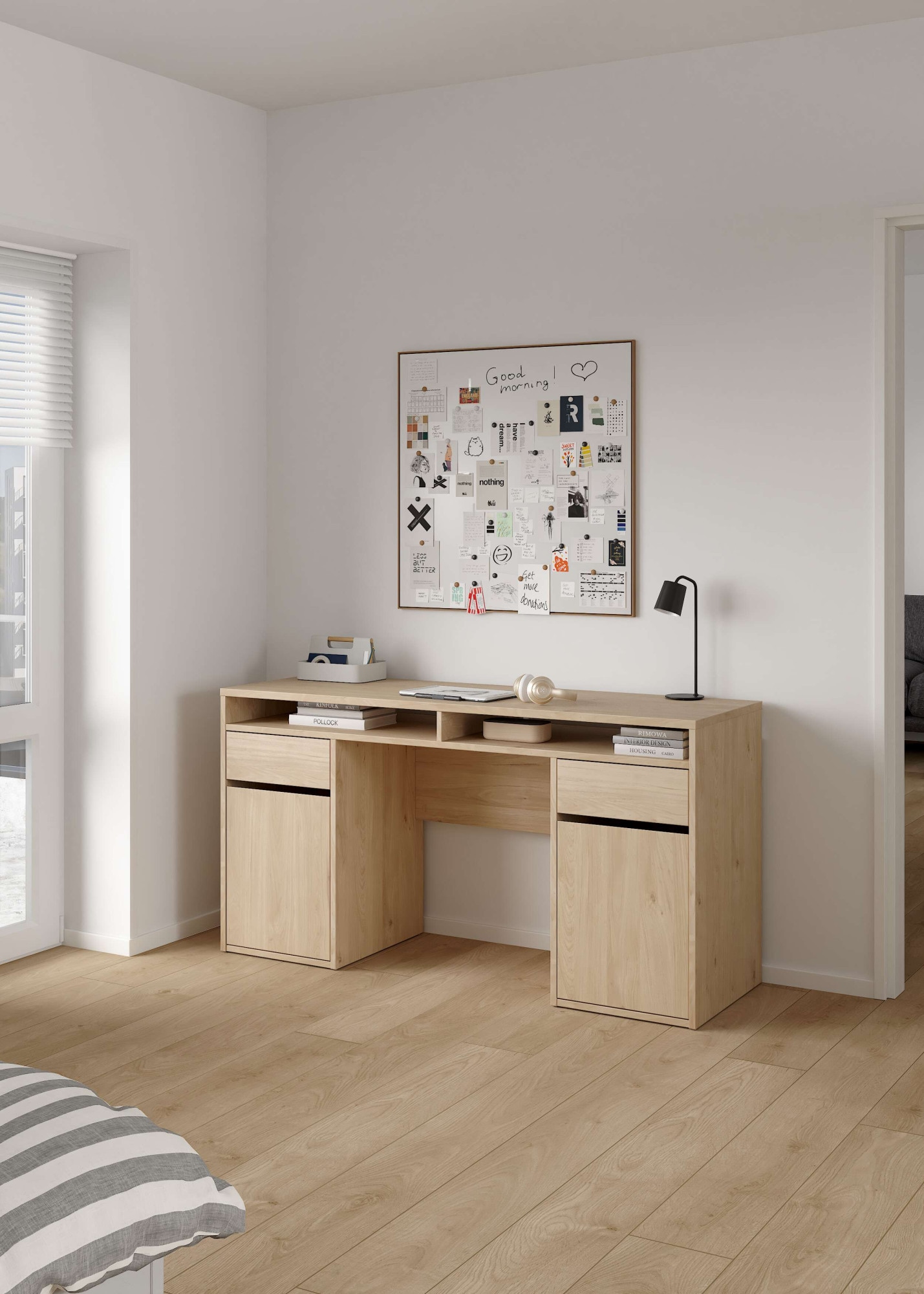 Home affaire Schreibtisch »Function Plus« Kompaktes, platzsparendes Format und funktionales, modernes Design