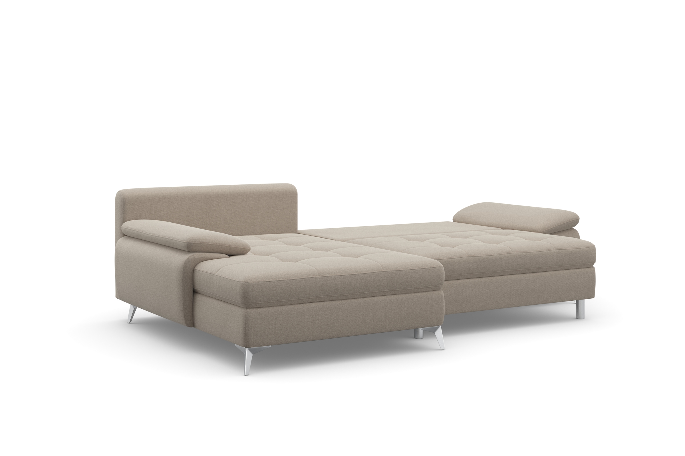 sit&more Ecksofa »Latigo L-Form«, mit Recamiere, wahlweise mit Bettfunktion und Bettkasten
