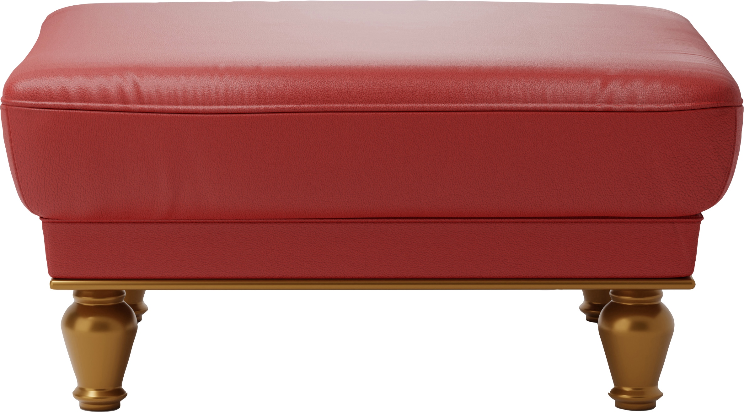 sit&more Polsterhocker »Orient 5« goldfarbene Füße