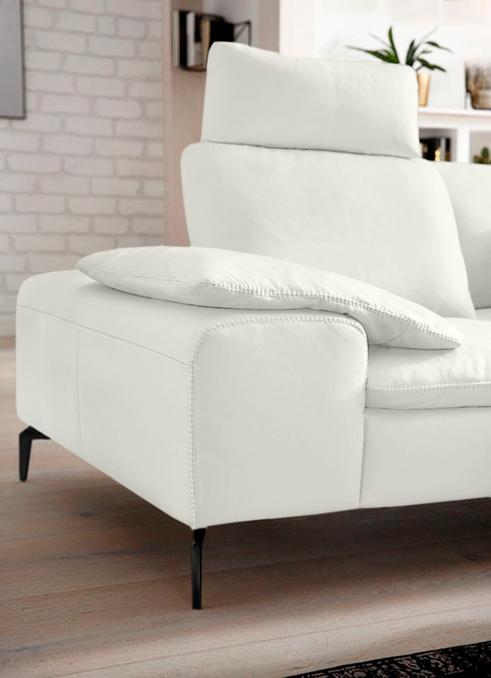 W.SCHILLIG Ecksofa »valentinoo, Designsofa, elegant und bequem, L-Form«, (Set), mit Sitztiefenverstellung, Breite 318 cm