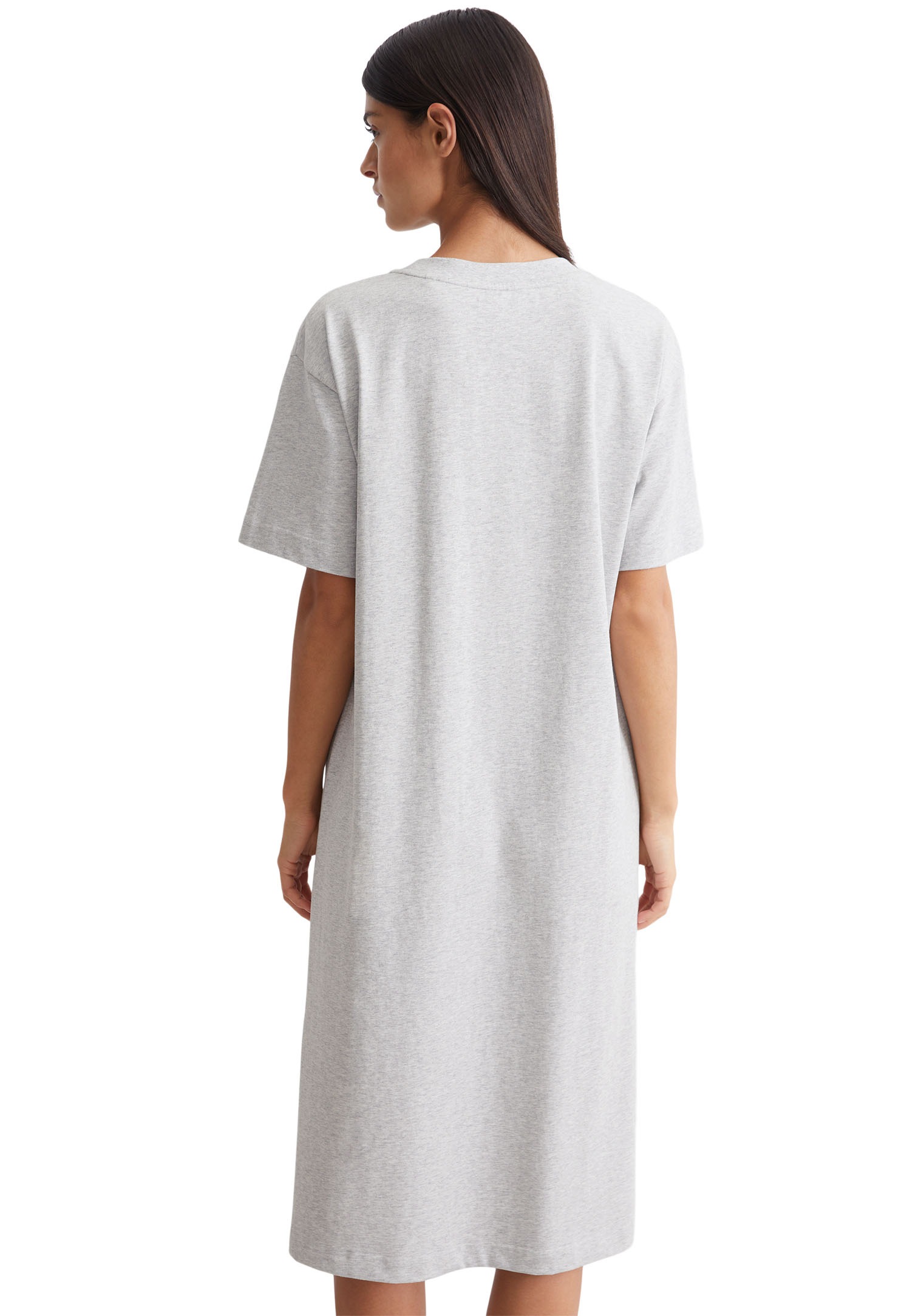 Marc O'Polo Nachthemd »Heavy Jersey-Woven«, mit hohen Seitennaht-Schlitze