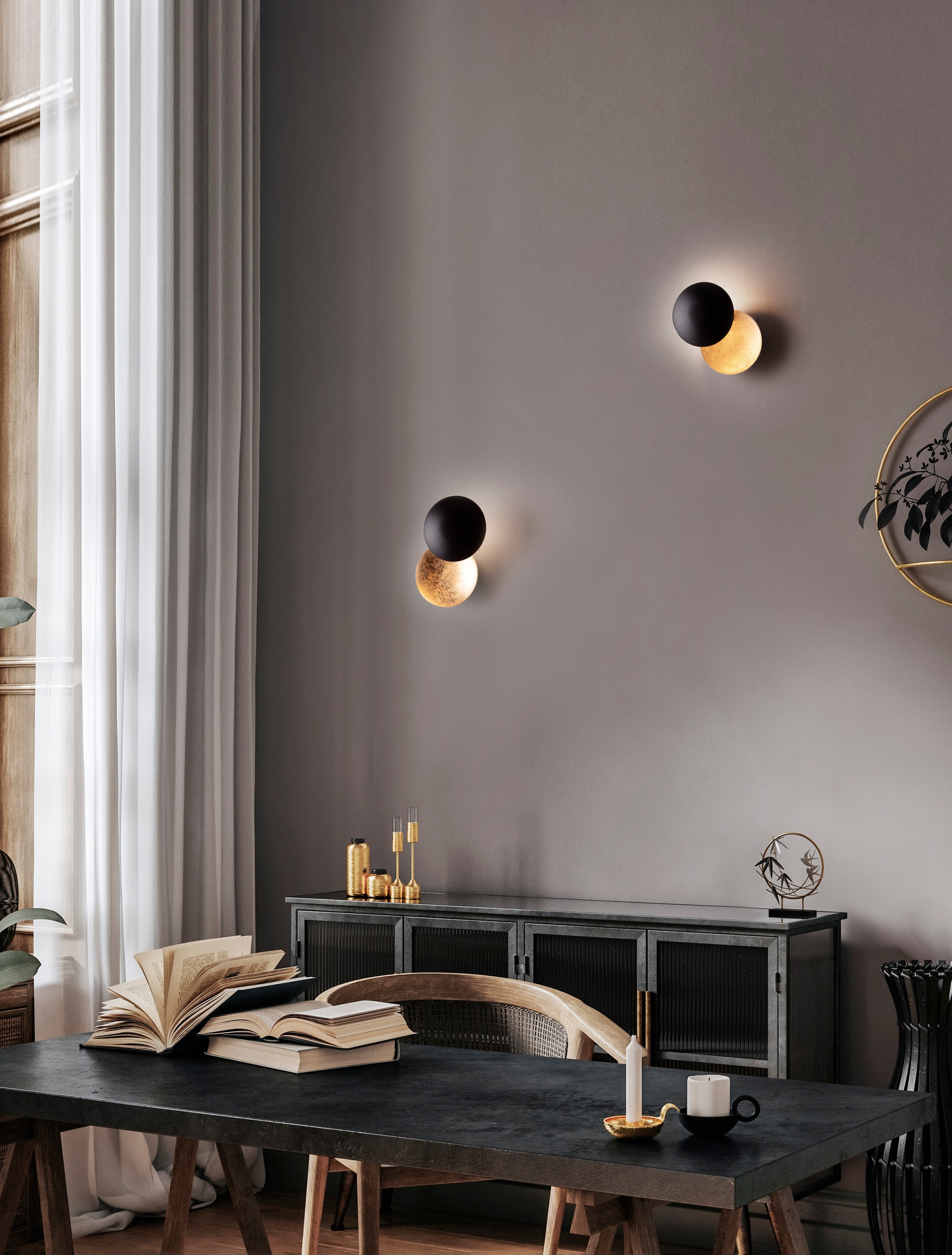 Nova Luce Wandleuchte »SOLEI«, 1 flammig