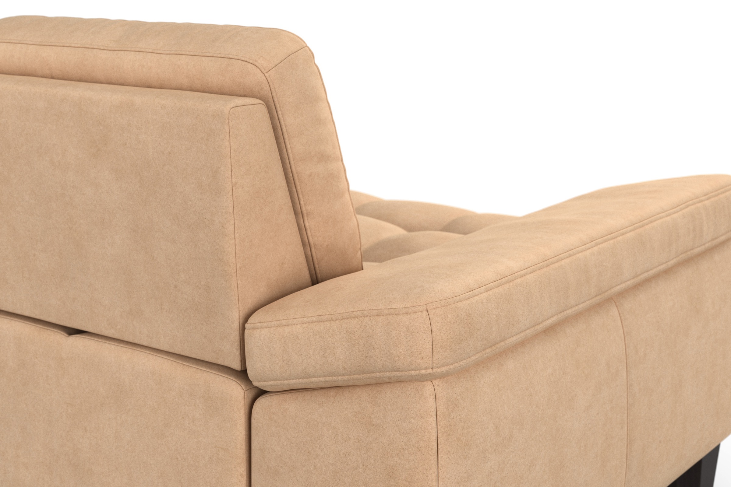 sit&more Ecksofa »Westham L-Form«, Recamiere, mit oder ohne Bettfunktion, Bettkasten, Füße wengefarben