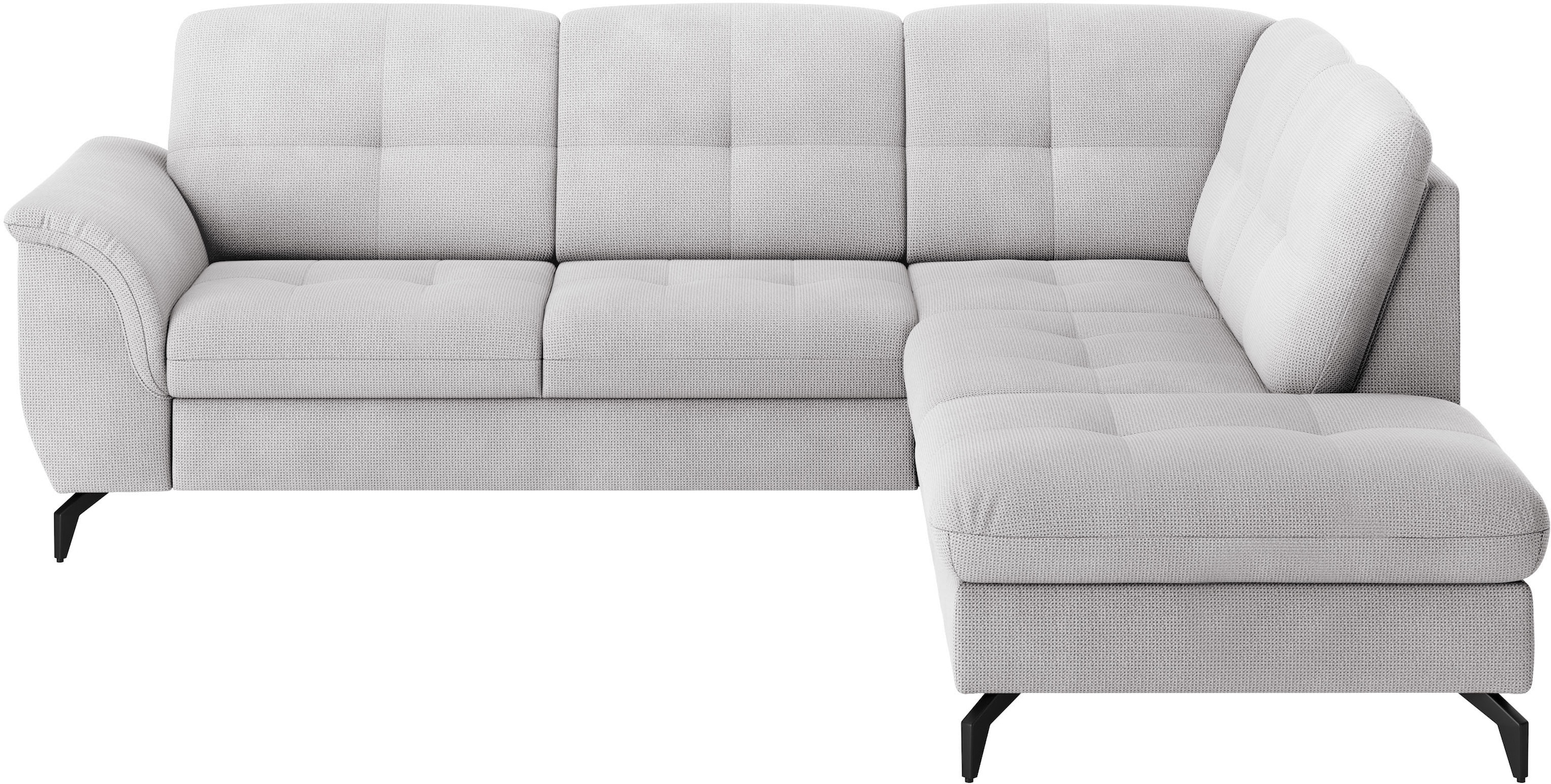 sit&more Ecksofa »Zora L-Form«, wahlweise mit Bettfunktion und Bettkasten