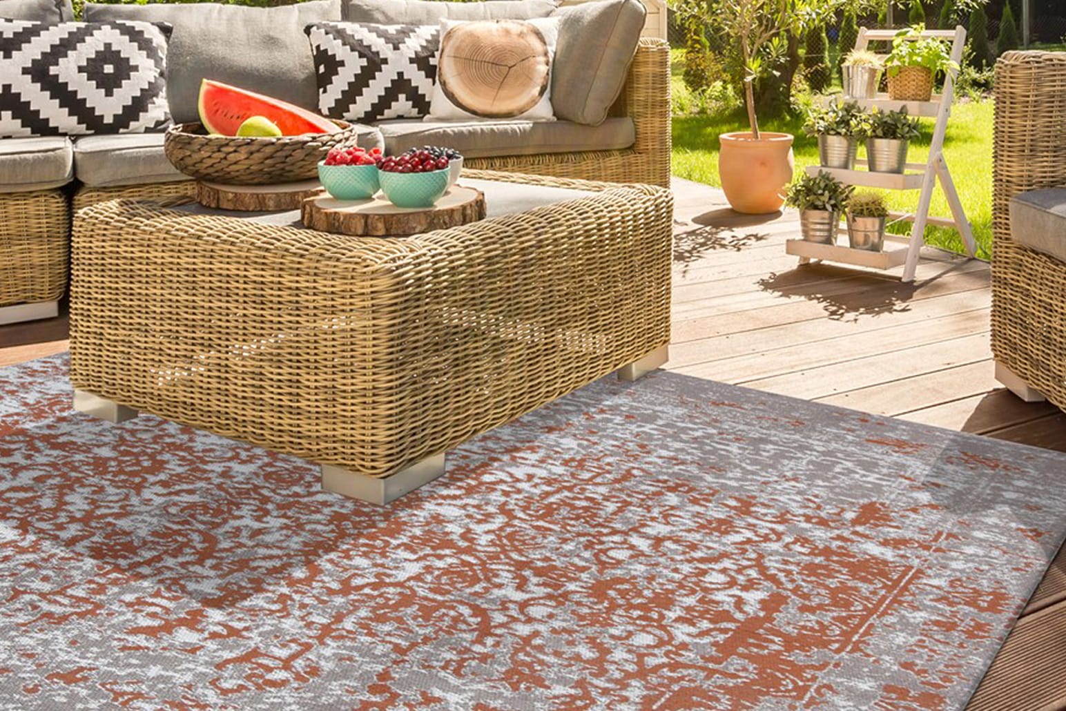 Kayoom Teppich »Sunny 310«, rechteckig, 8 mm Höhe, Besonders pflegeleicht. günstig online kaufen