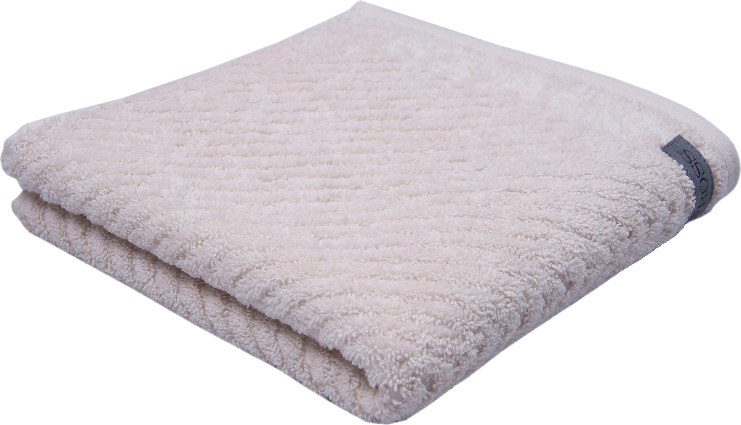 ROSS Handtuch »Smart« Uni-Rippe mit Velourslabel