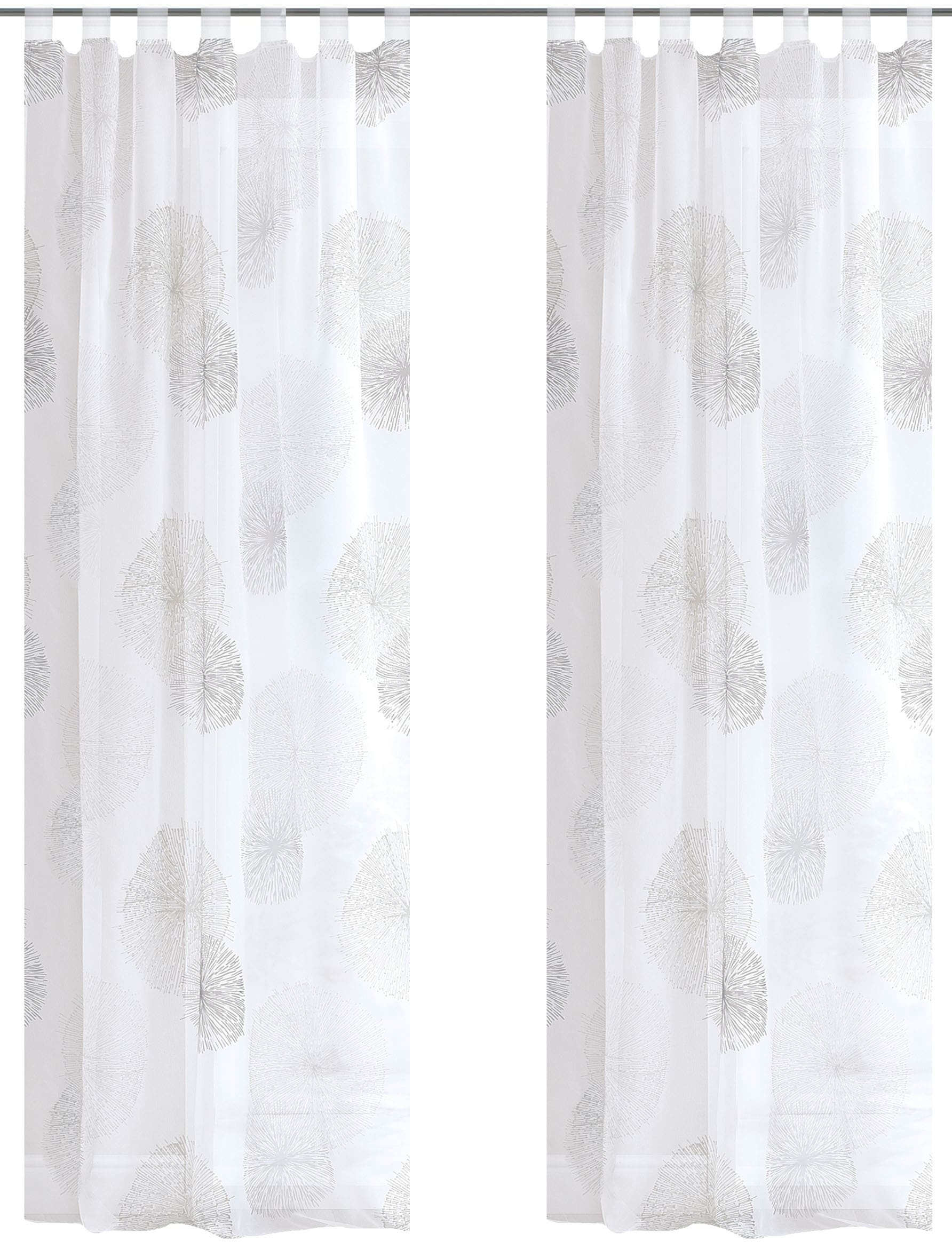HOME WOHNIDEEN Vorhang »RAWLINS«, (2 St.), 2er Pack Schlaufenschal RAWLINS günstig online kaufen
