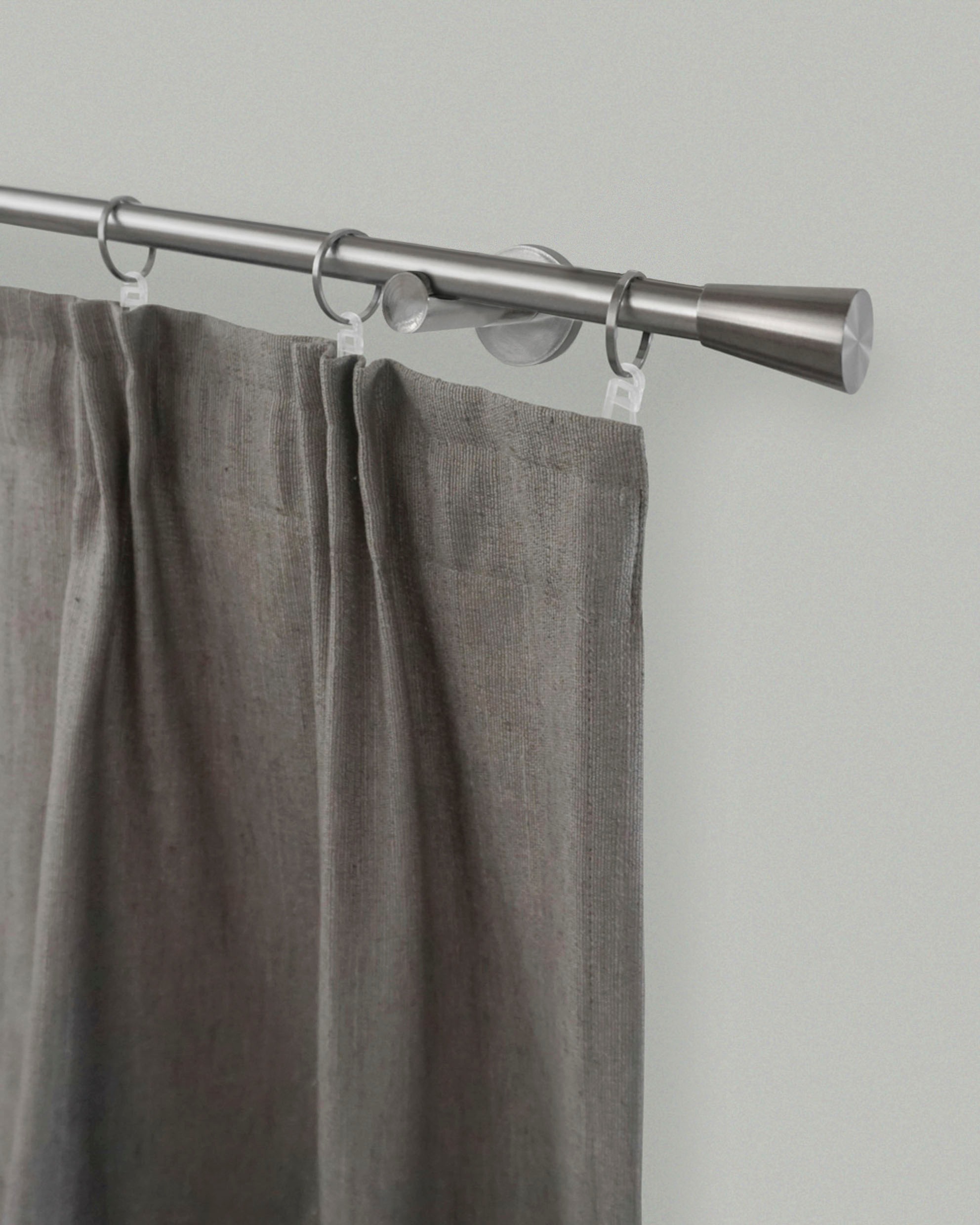 GARESA Gardinenstange »ROSA« Ø 16 mm 1 läufig-läufig Wunschmaßlänge;Träger; günstig online kaufen