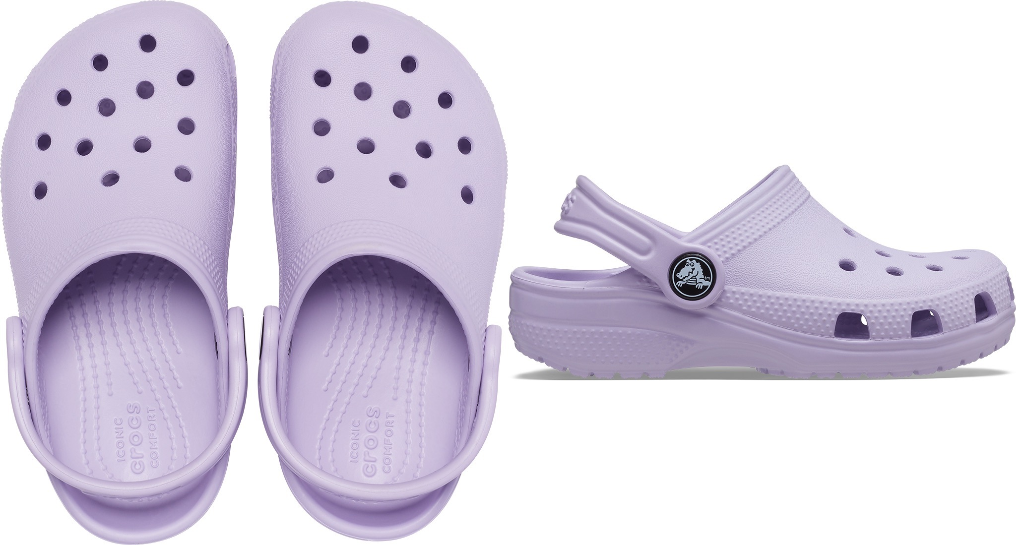 Crocs Clog »Classic K«, Sommerschuh, Hausschuh, Badeschuh mit schwenkbarem Fersenriemchen