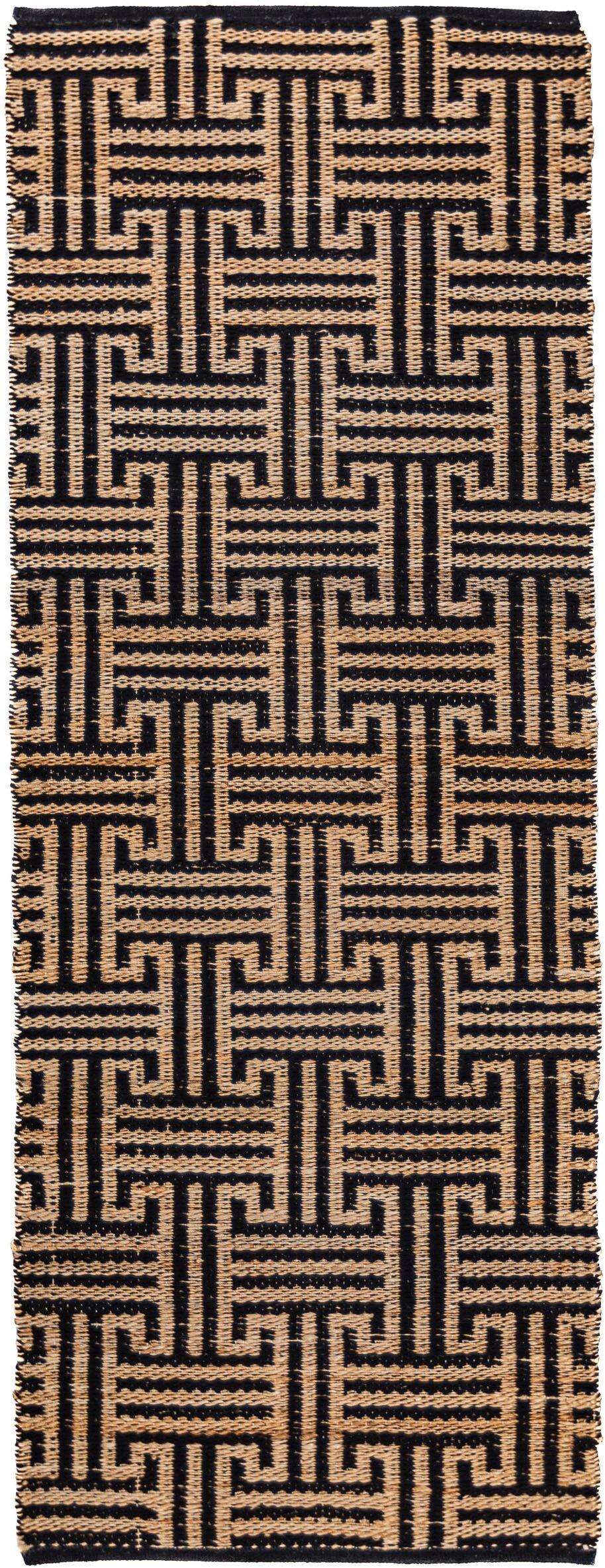 FLAIR RUGS Teppich »Meander Jute« rechteckig mit griechischem Muster günstig online kaufen