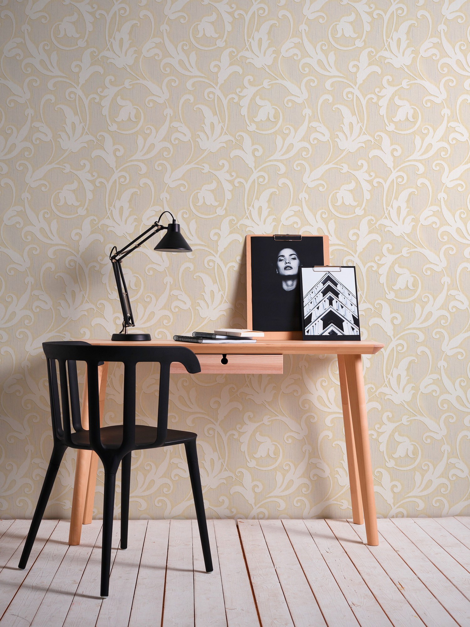 Architects Paper Textiltapete »Tessuto«, Barock-floral-gemustert, Tapete Barock Tapeten Wohnzimmer Schlafzimmer Küche modern Flur Design