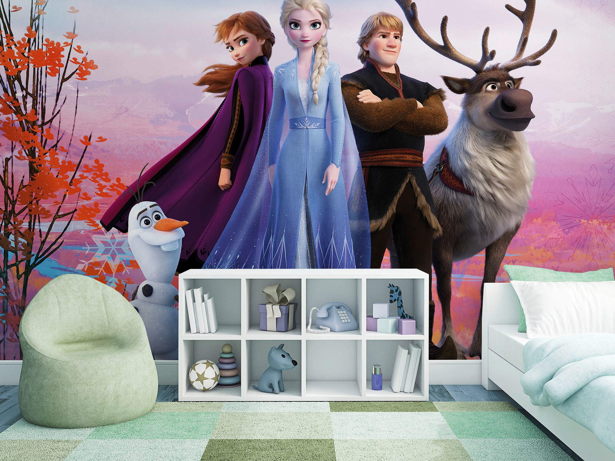 Komar Fototapete »Frozen Iconic - Größe 368 x 254 cm«, bedruckt, Wohnzimmer günstig online kaufen